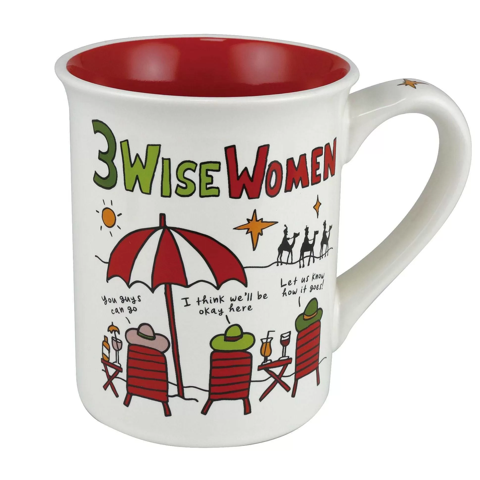 Flash Sale Enesco Gift 3 Wise Women At Beach Mug 16Oz