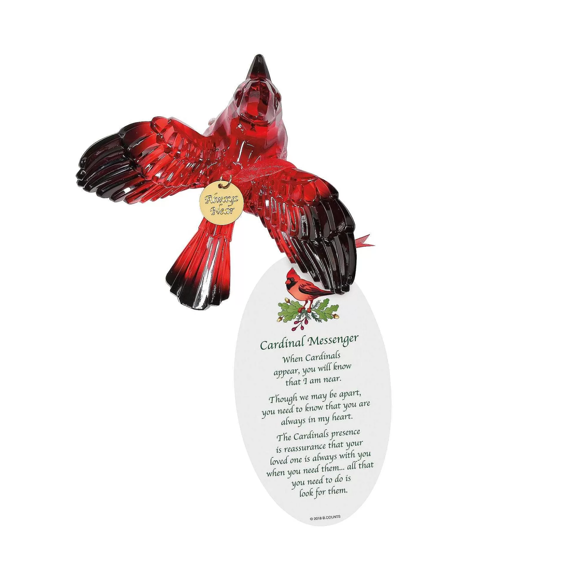 Store Enesco Gift Acrylic Cardinal Orn