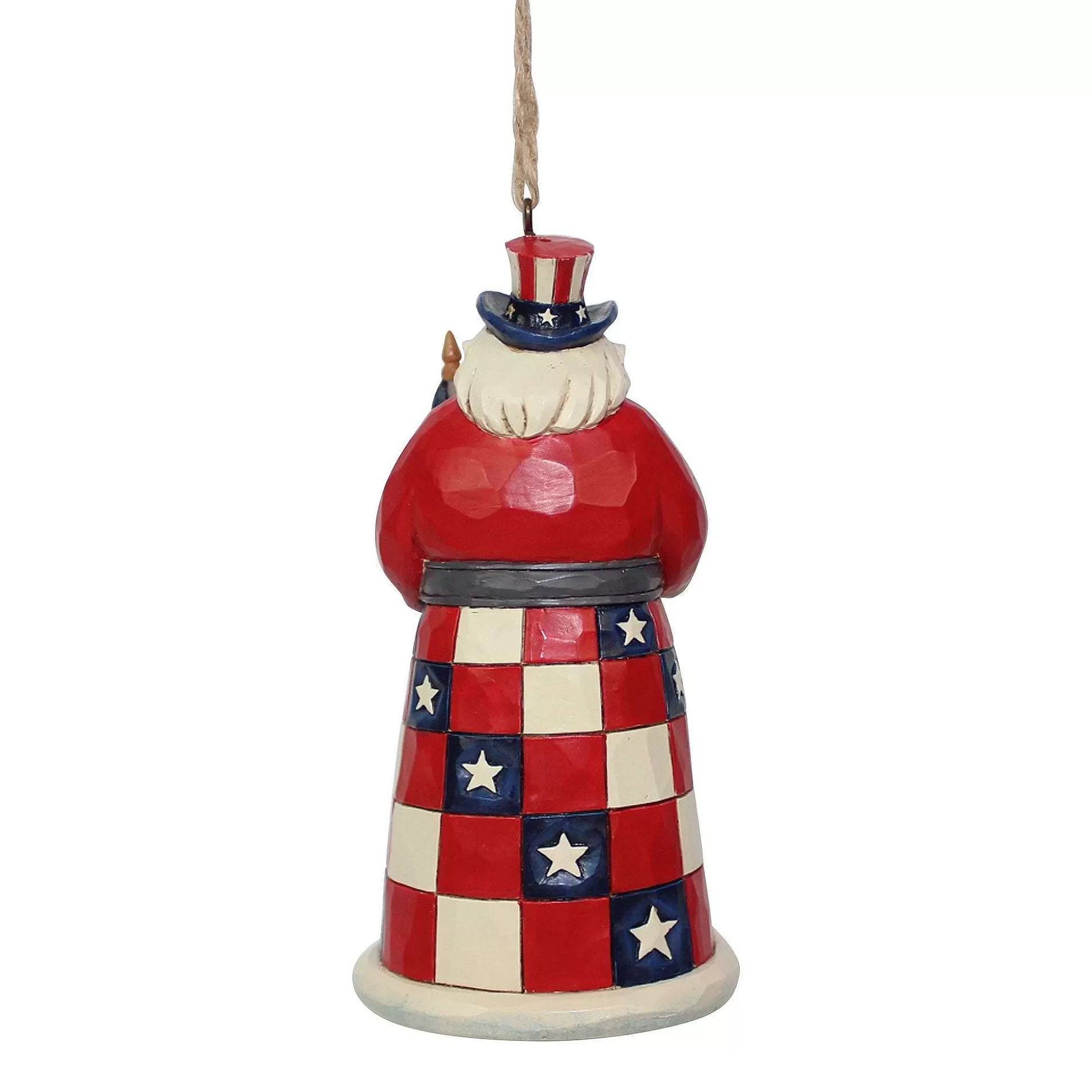 Outlet Enesco Gift American Santa Ornament