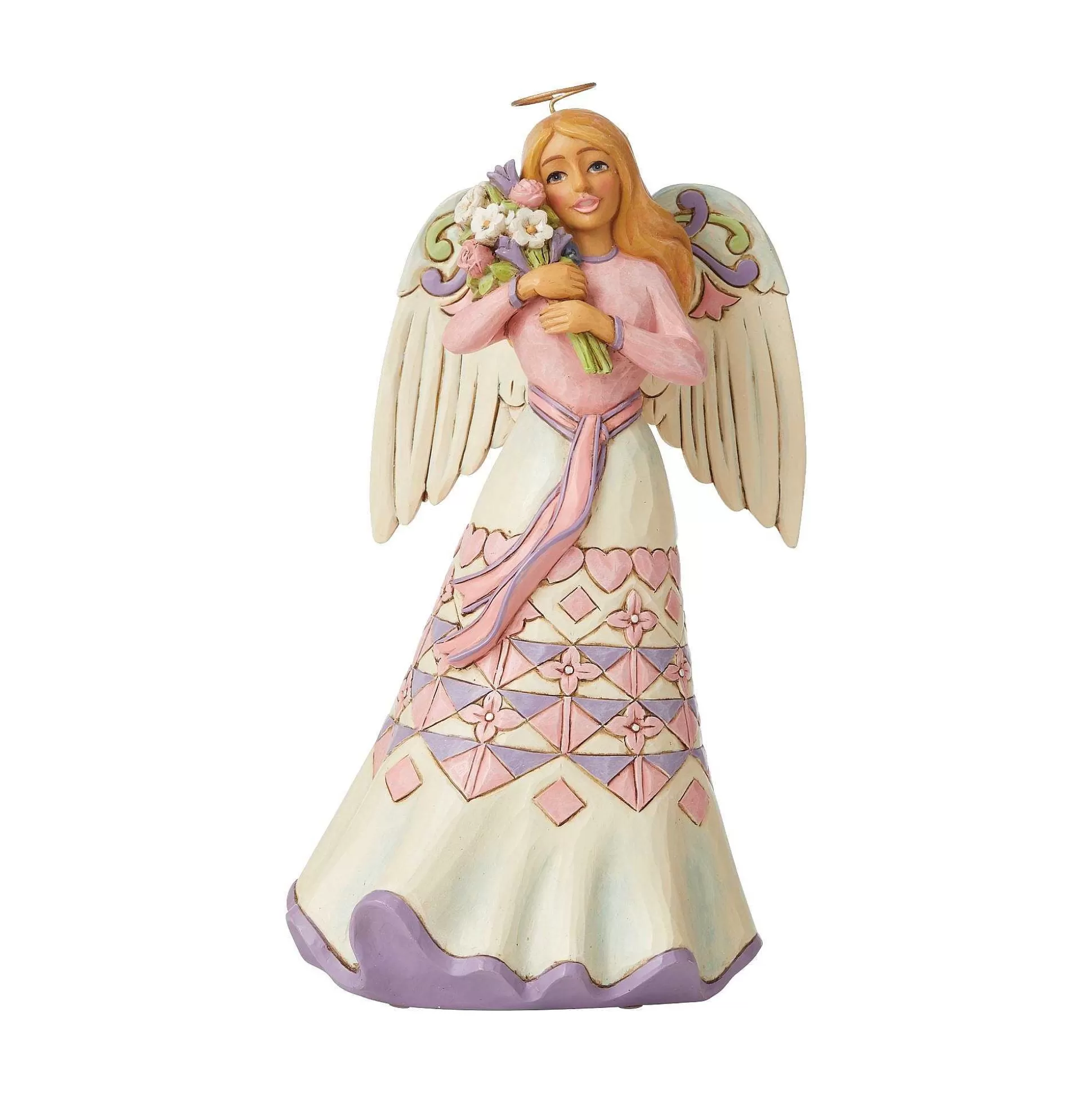 Best Enesco Gift Angel Holding Flowers