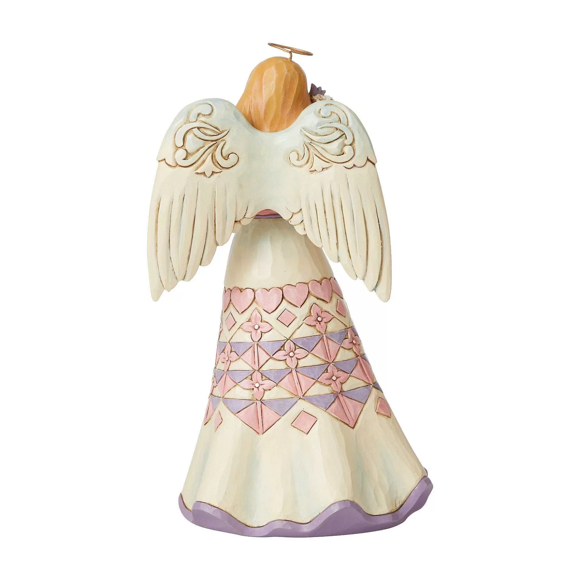 Online Enesco Gift Angel Holding Flowers