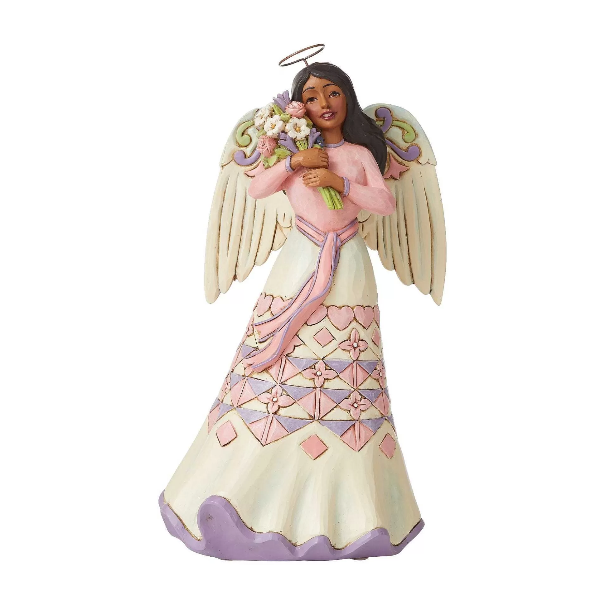 Clearance Enesco Gift Angel Holding Flowers (Aa)