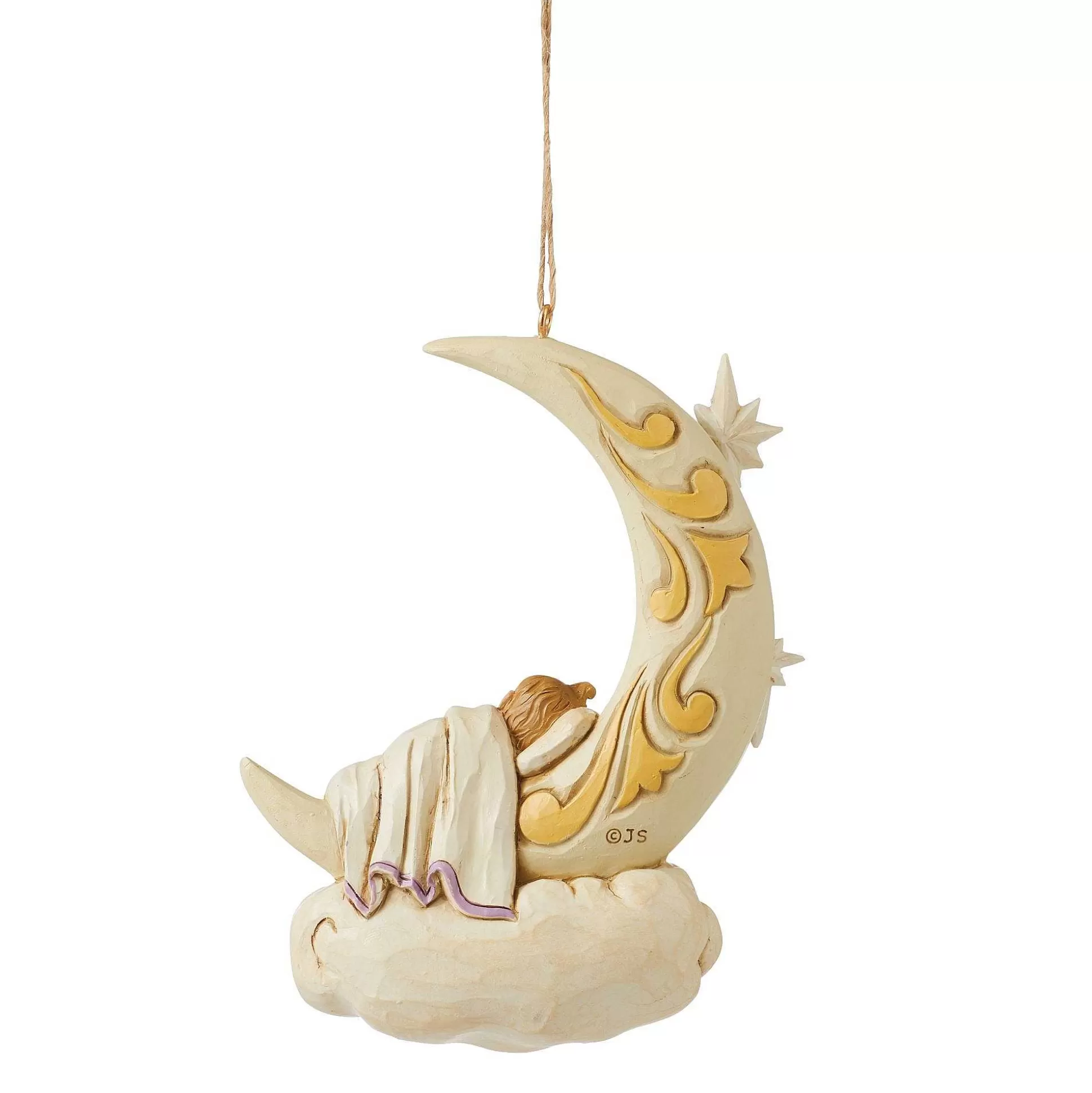 Online Enesco Gift Baby Sleeping On Moon Ornament