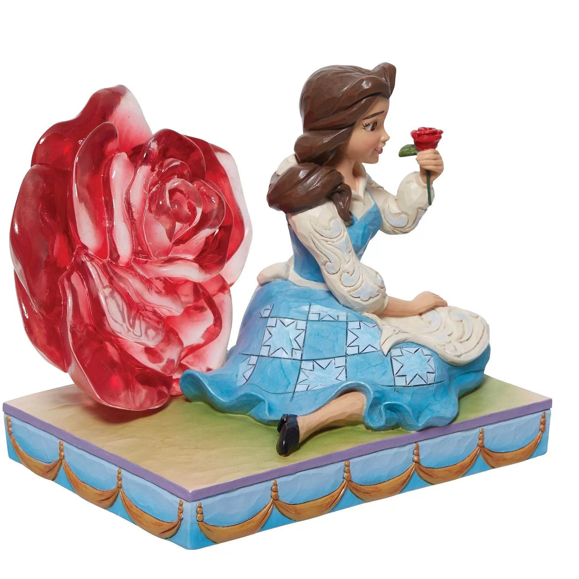 Fashion Enesco Gift Belle Clear Resin Rose