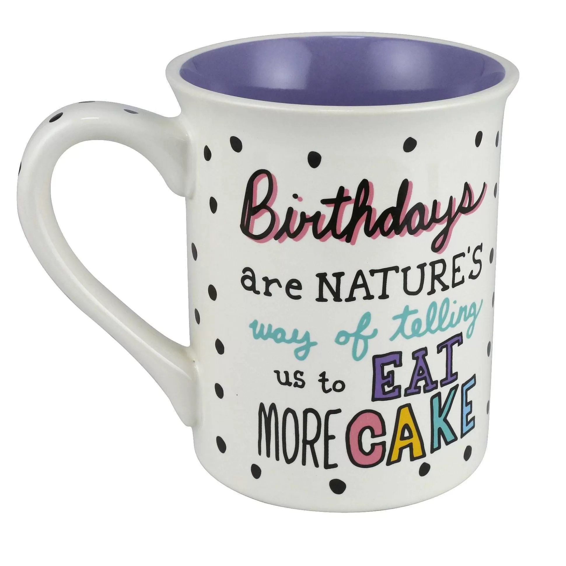 Store Enesco Gift Birthday Eat Cake Mug 16 Oz