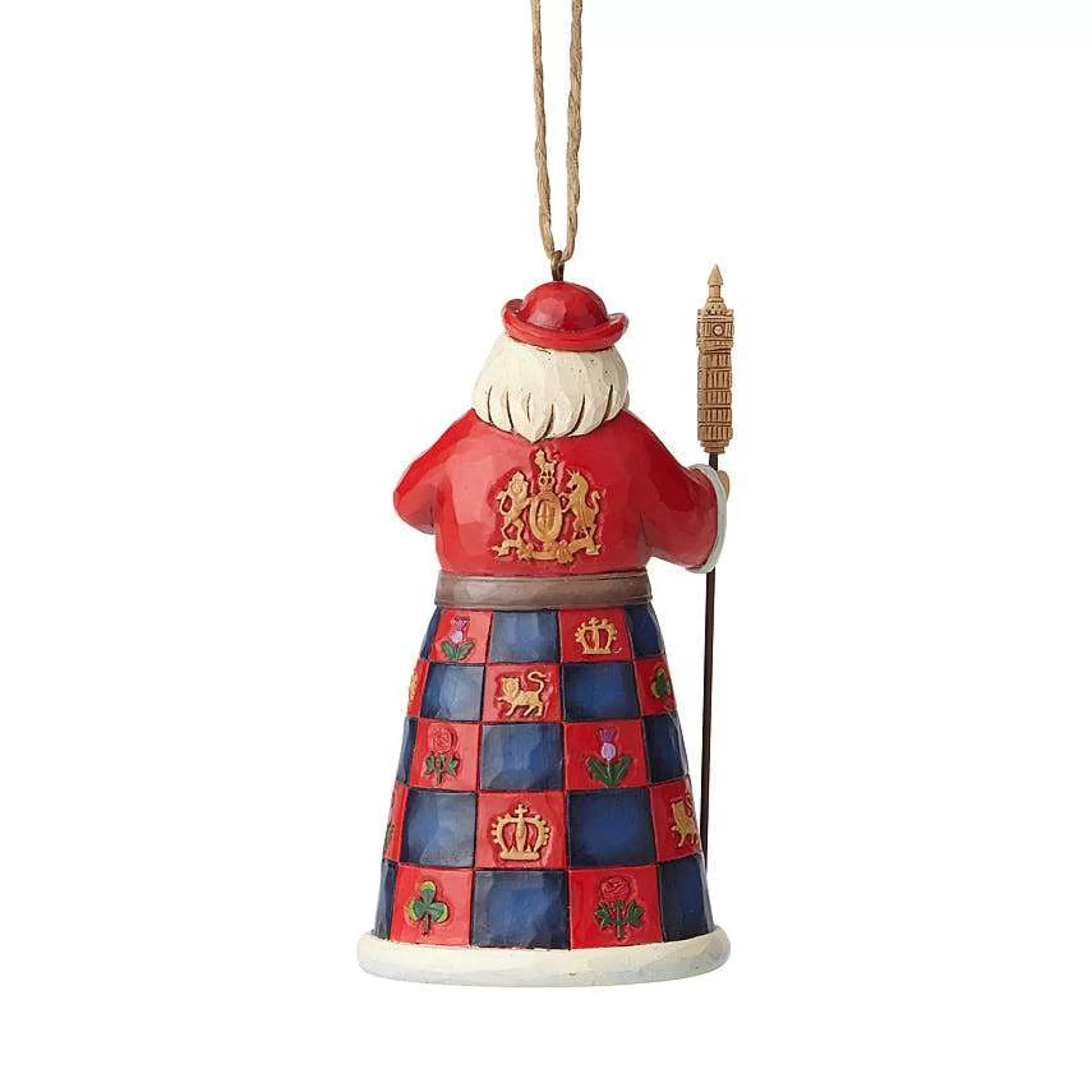 Store Enesco Gift British Santa Ornament