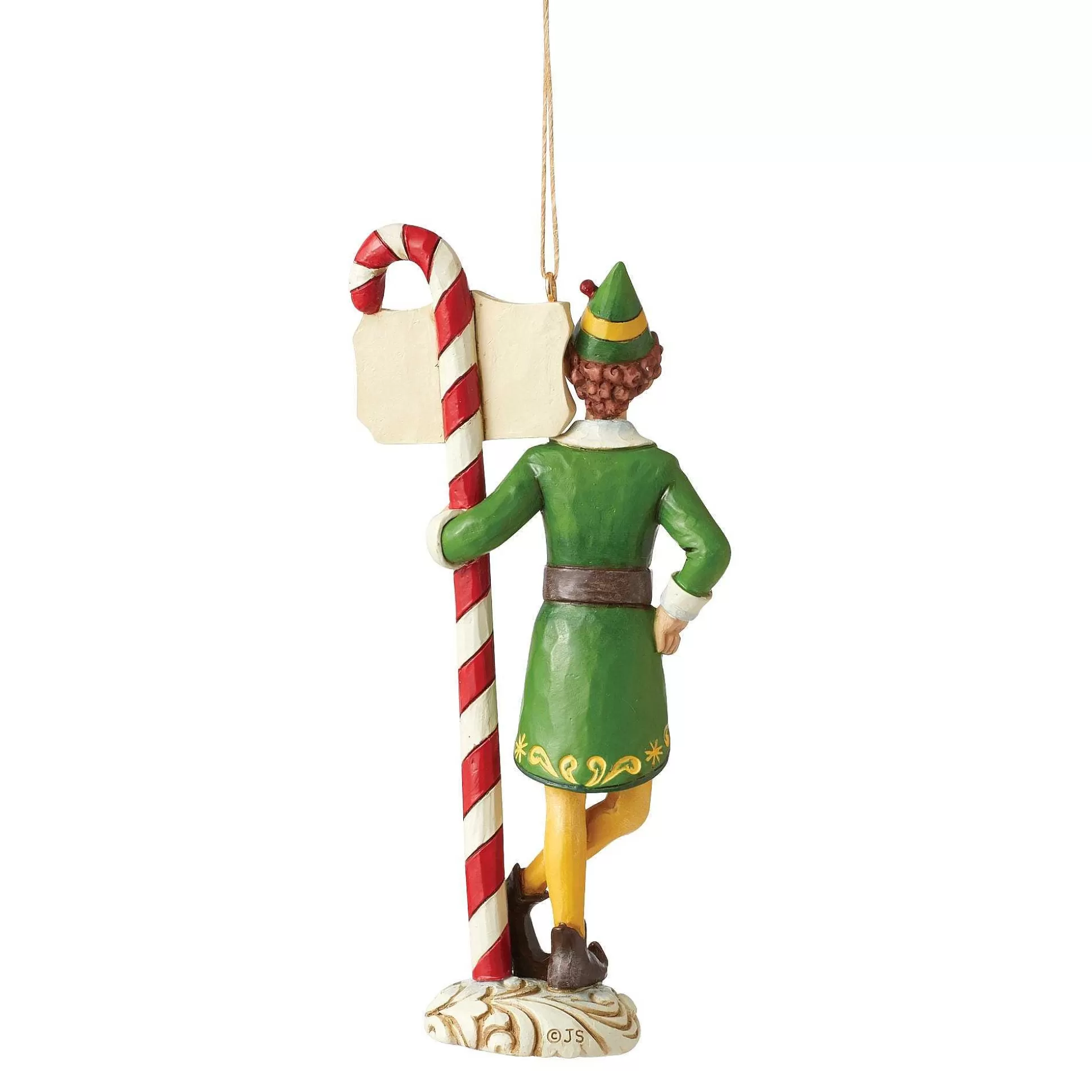 New Enesco Gift Buddy Elf By Candy Cane Orn