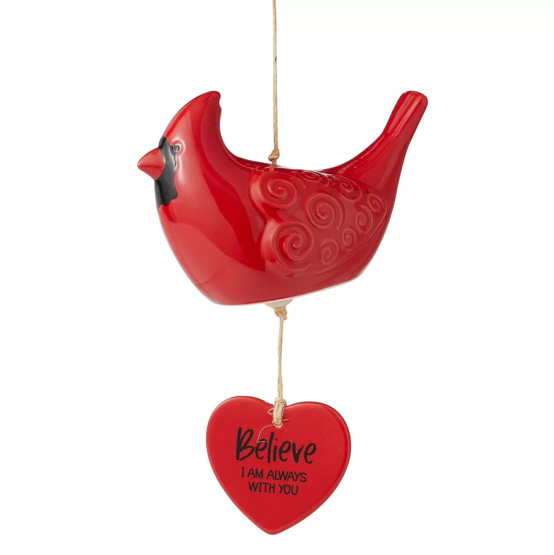 Flash Sale Enesco Gift Cardinal Ceramic Windchime