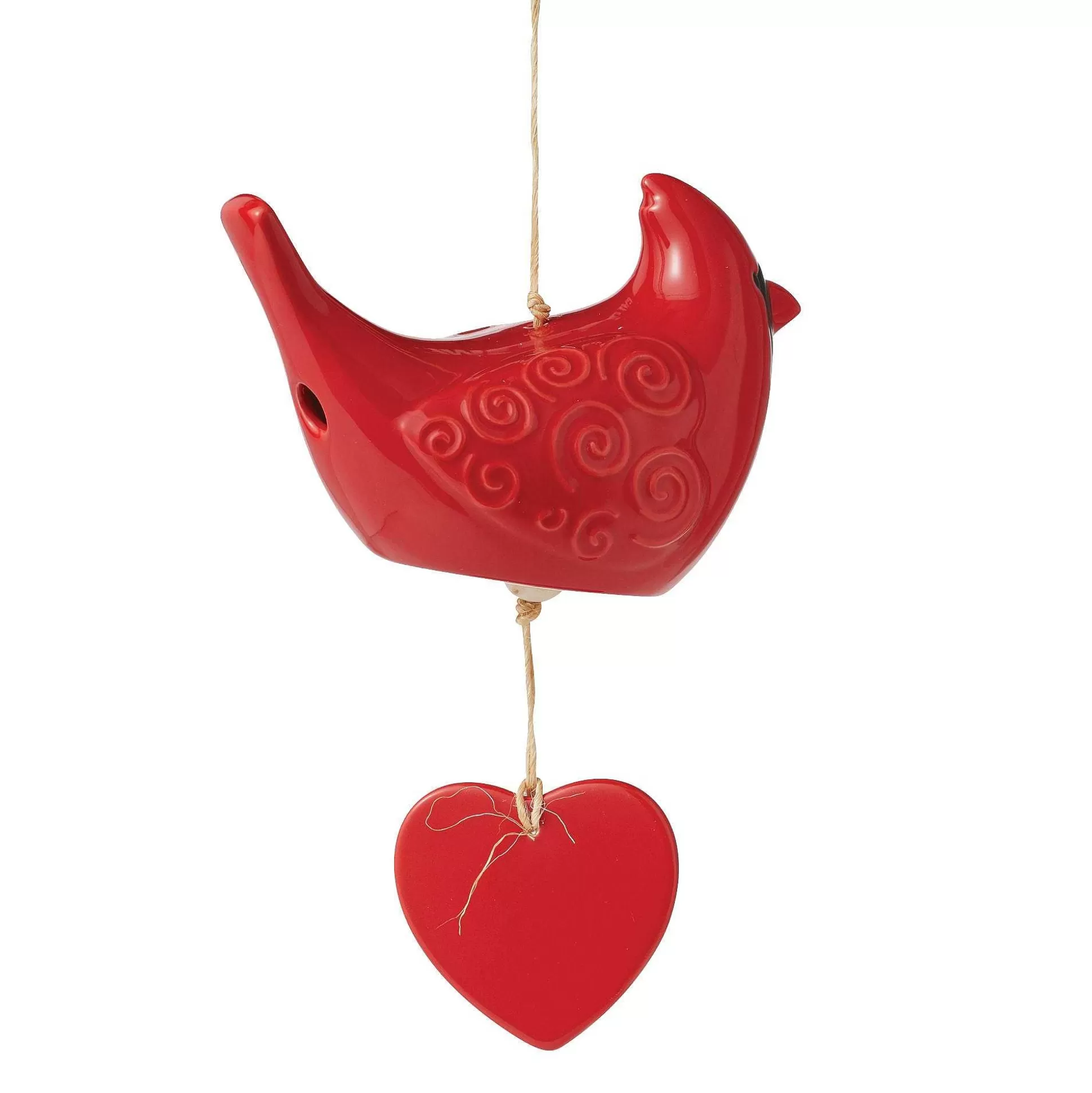 Flash Sale Enesco Gift Cardinal Ceramic Windchime