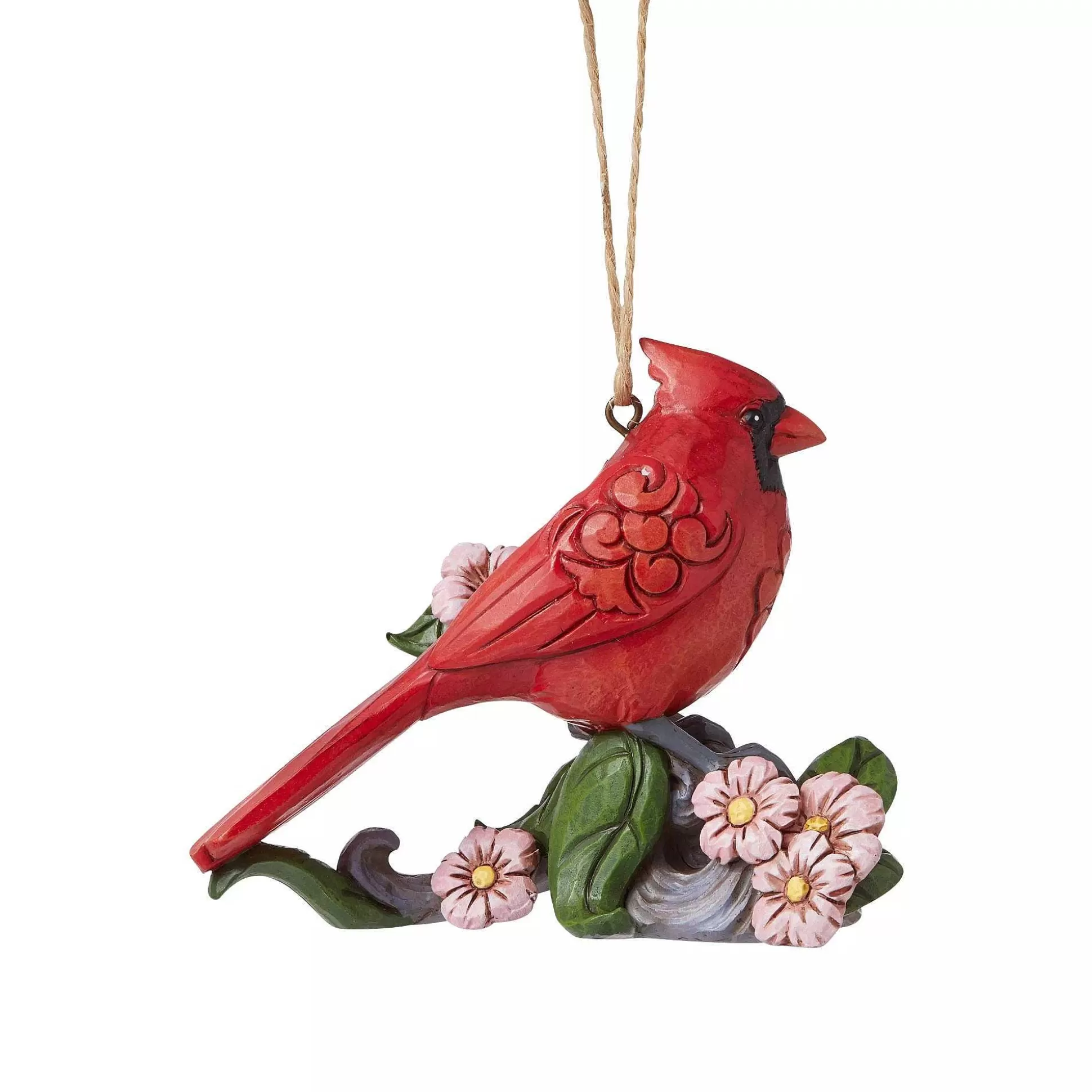 Hot Enesco Gift Caring Cardinals Flower Orn