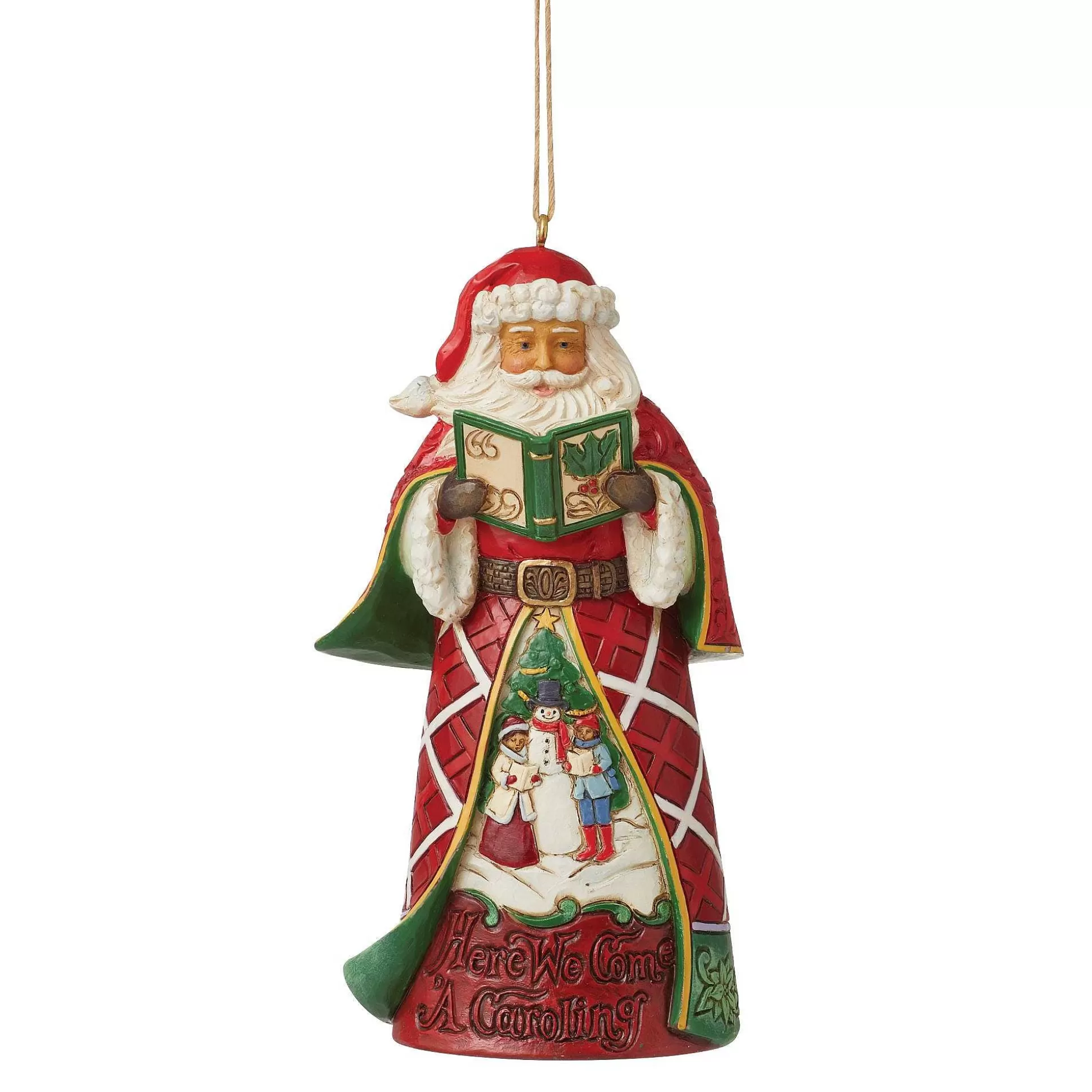 Best Sale Enesco Gift Caroling Santa Ornament