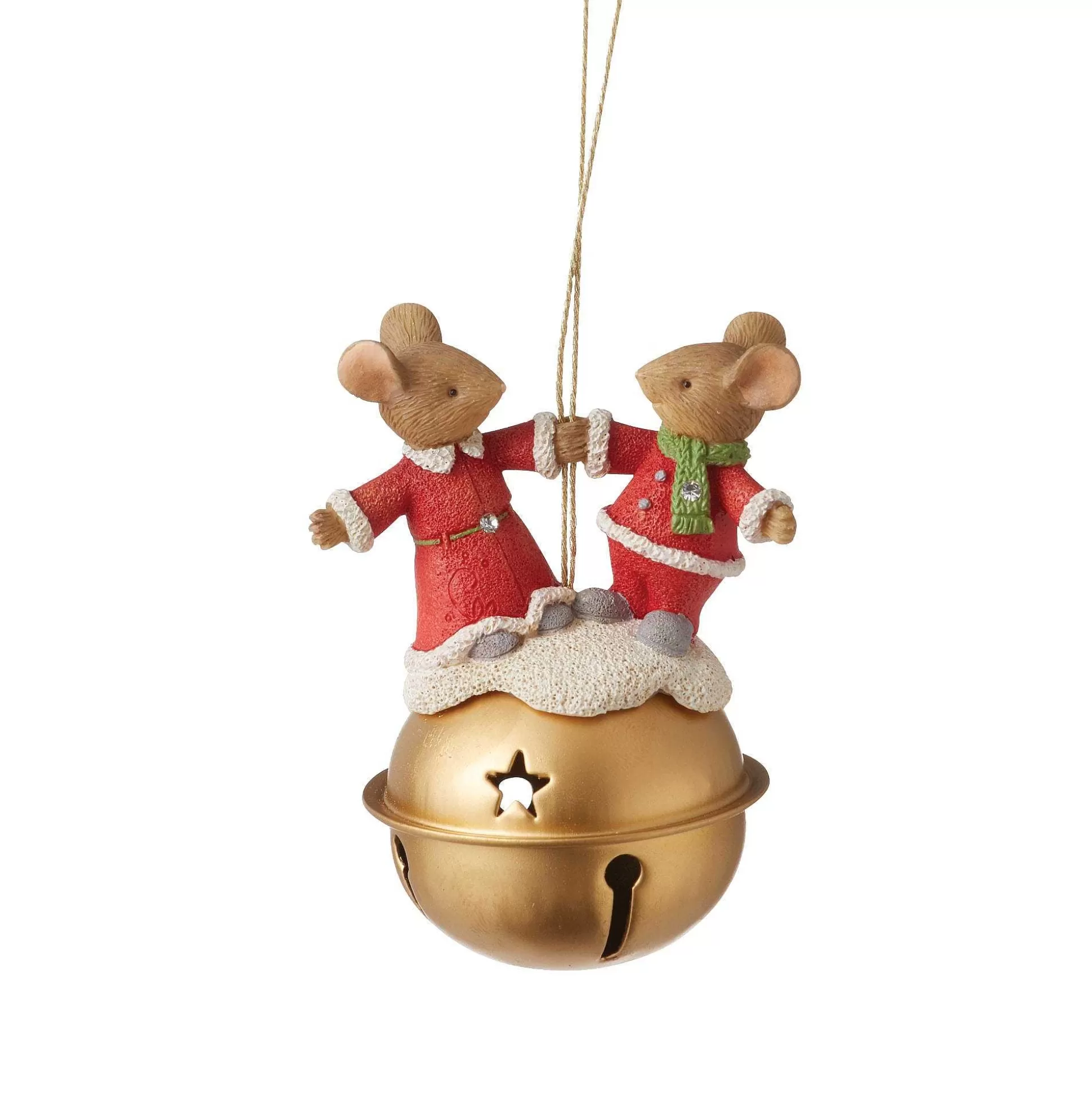 Best Enesco Gift Christmas Bell Couple Mice