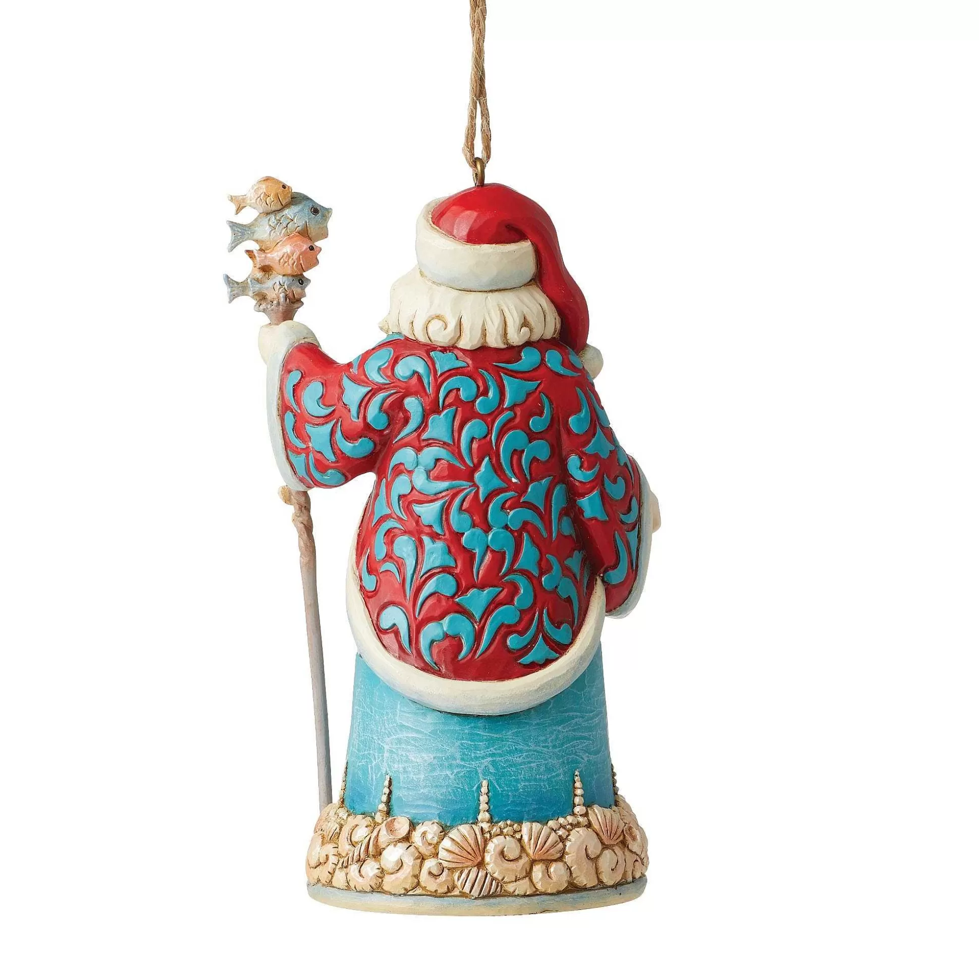 Shop Enesco Gift Coastal Santa Ornament