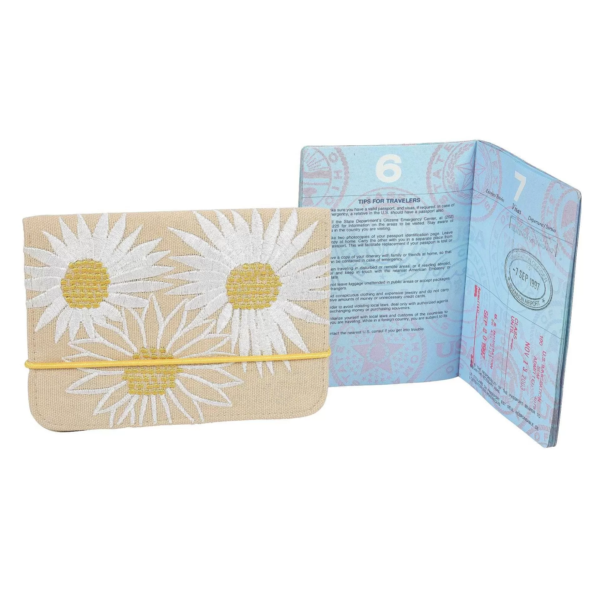 Clearance Enesco Gift Daisy Passport Cover