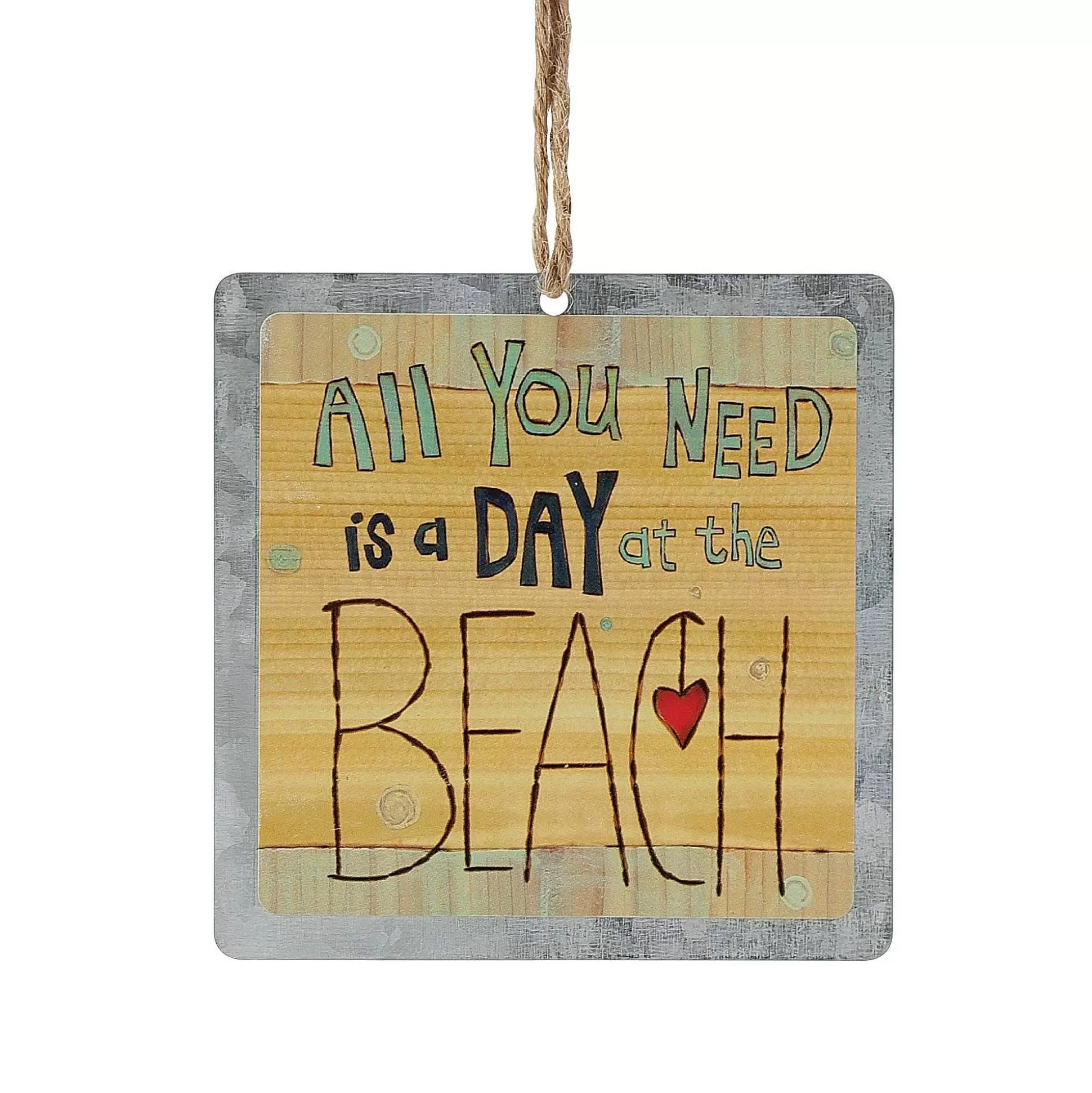 Cheap Enesco Gift Day At The Beach Tin Orn