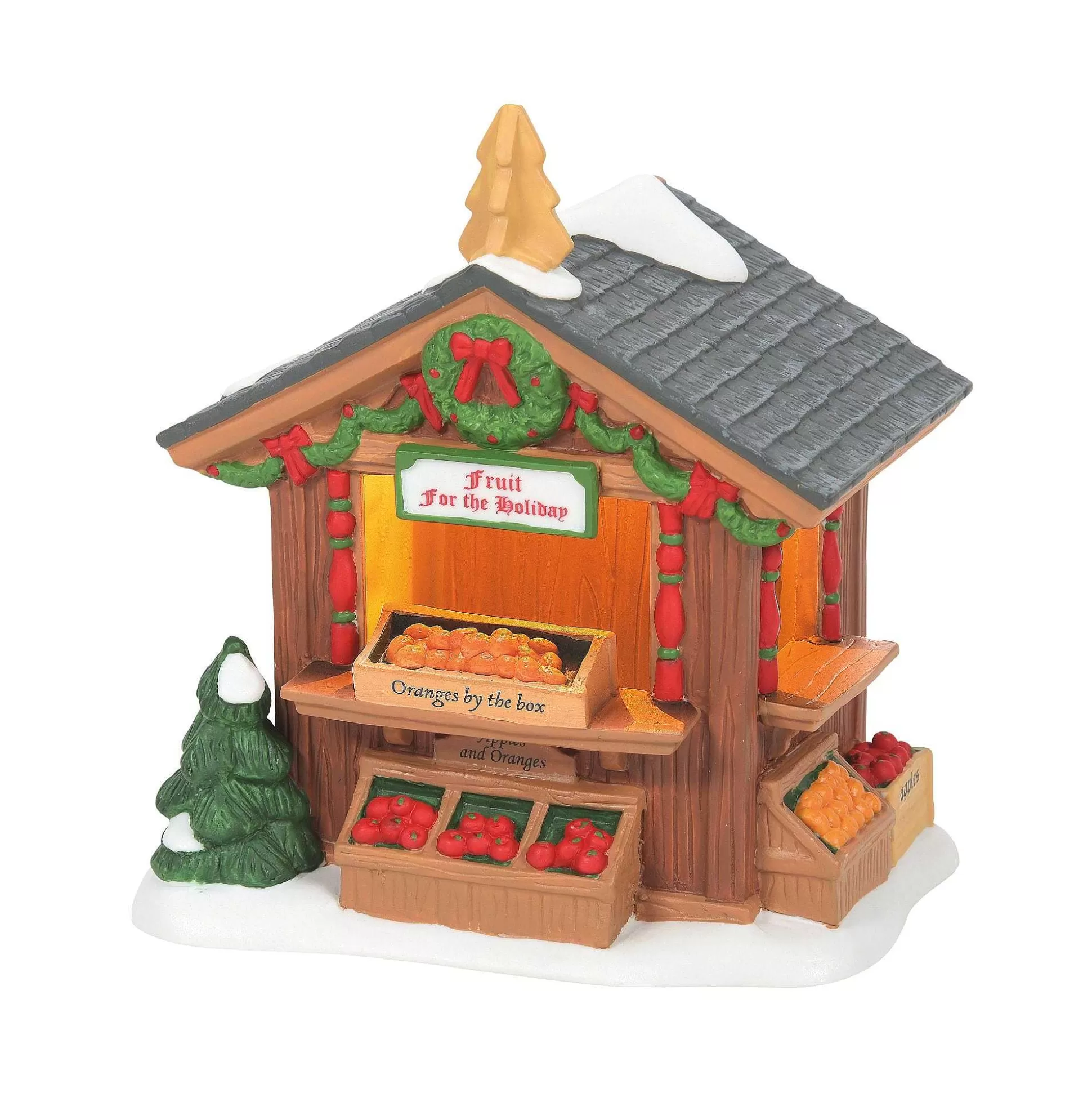 Hot Department 56 Dickens' Market Fruit Stand