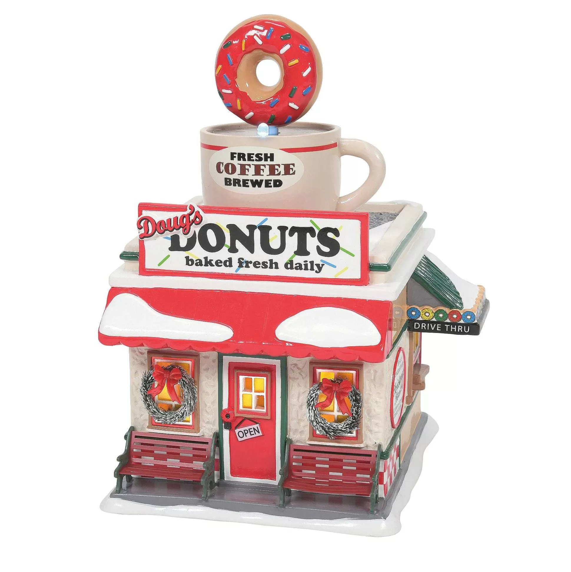 Best Sale Department 56 Doug's Donut Shop