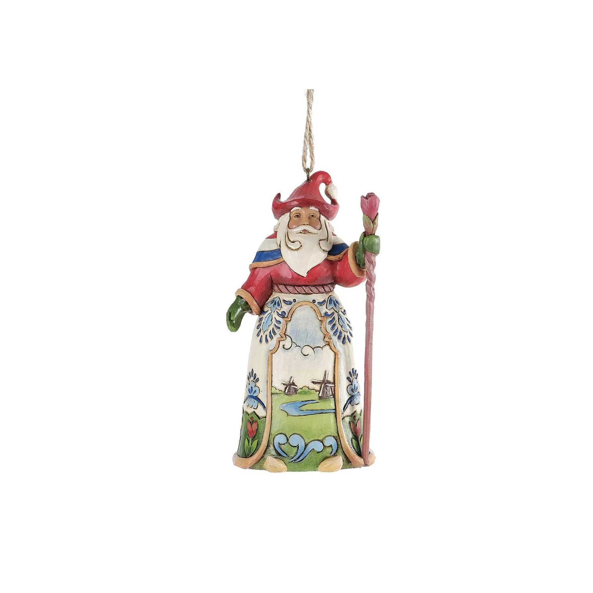 Clearance Enesco Gift Dutch Santa Ornament