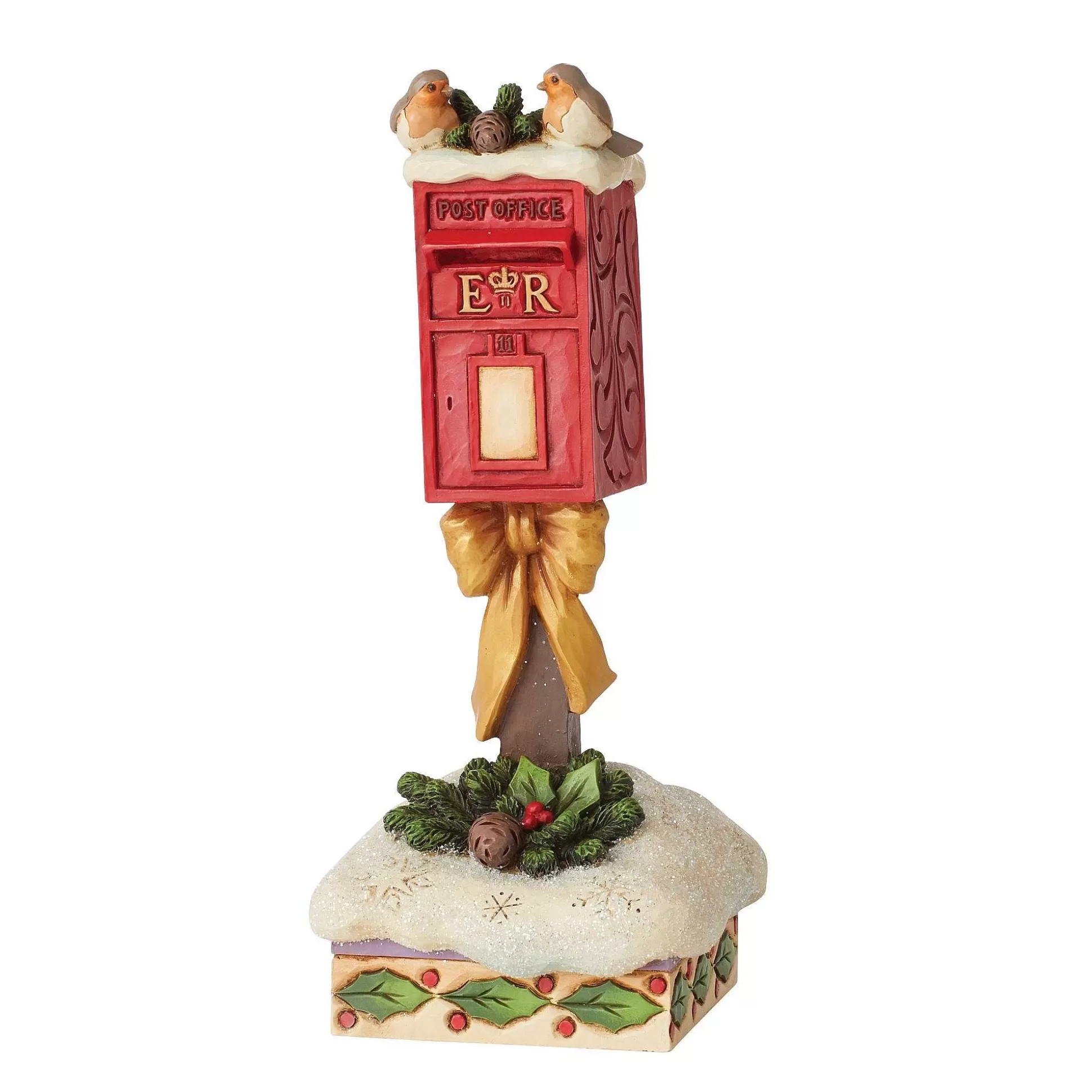 Sale Enesco Gift European Robins On Postbox