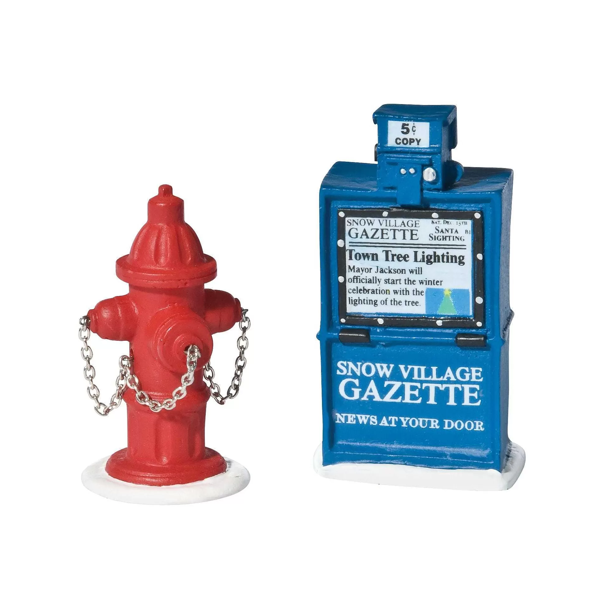 Hot Department 56 Fire Hydrant Paper Box