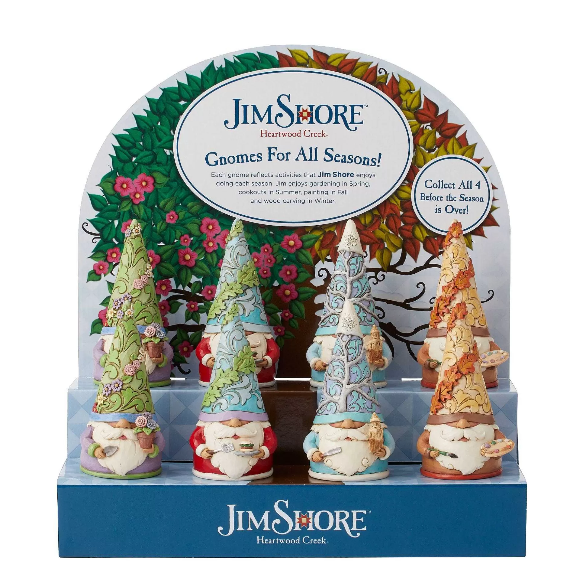 Best Enesco Gift Four Season Gnomes Display