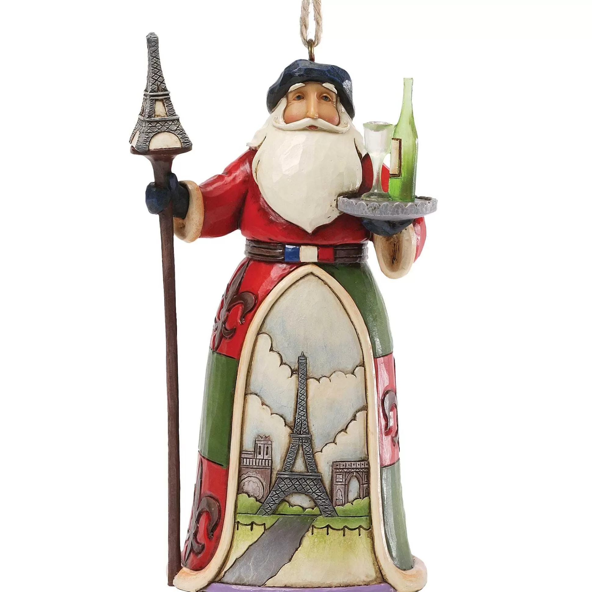 Online Enesco Gift French Santa Ornament