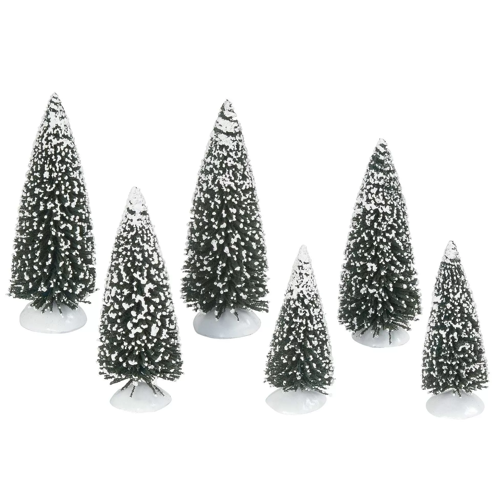 Hot Department 56 Frosted Pine Grove, Set Of 6