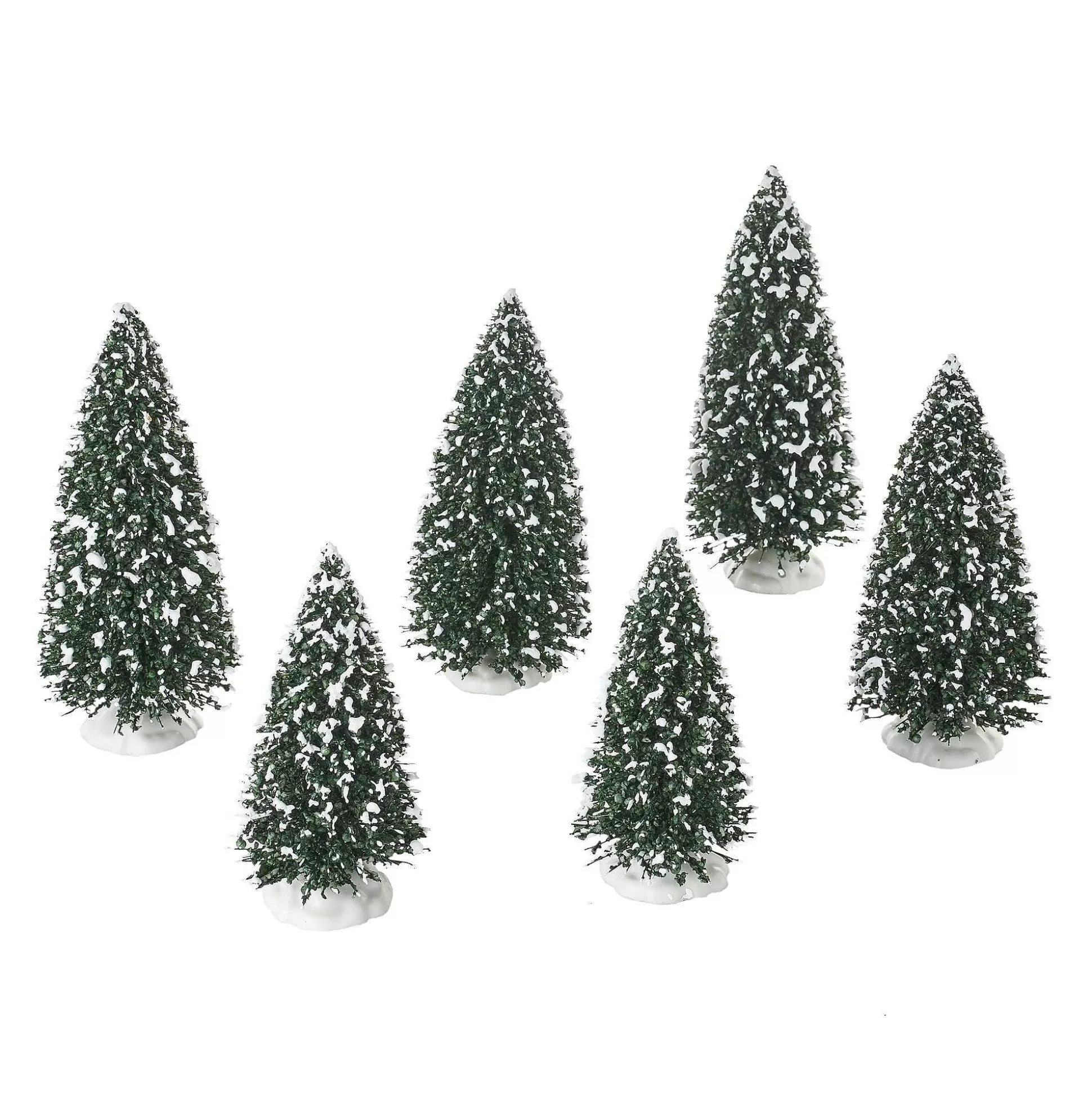 Hot Department 56 Frosted Pine Grove, Set Of 6