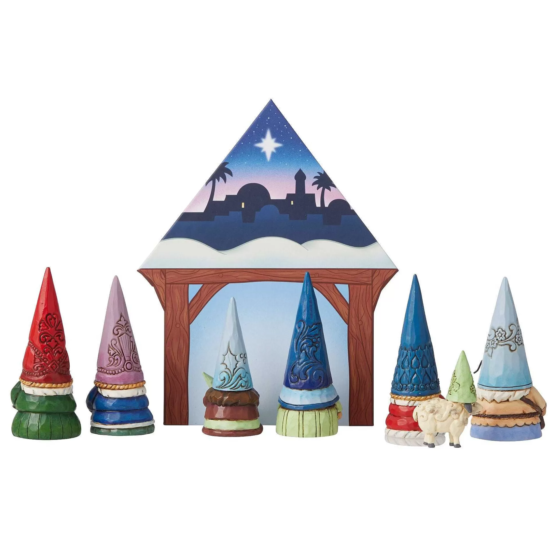 Store Enesco Gift Gnome Christmas Pageant 8Pcset