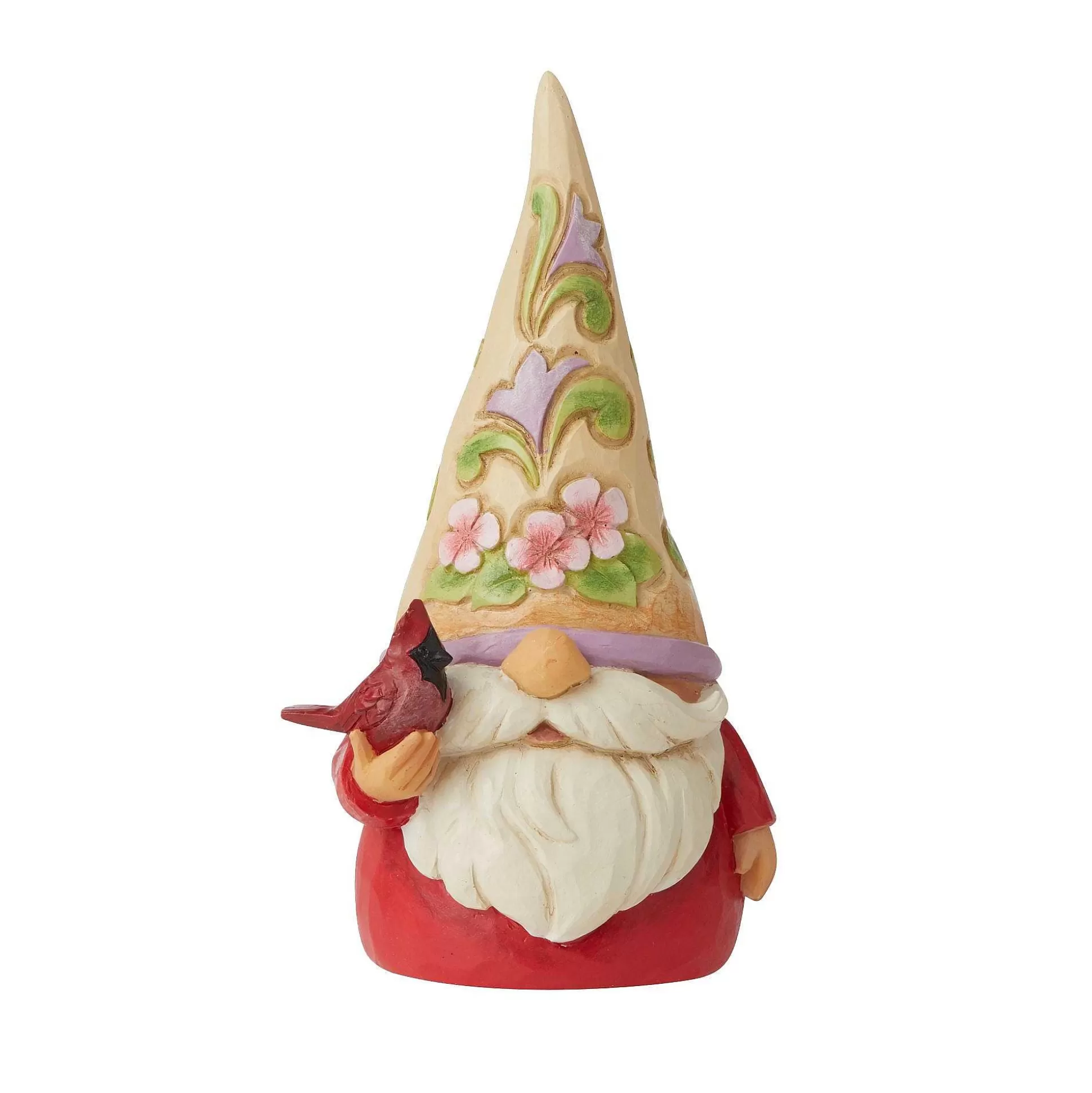 Outlet Enesco Gift Gnome With Cardinal