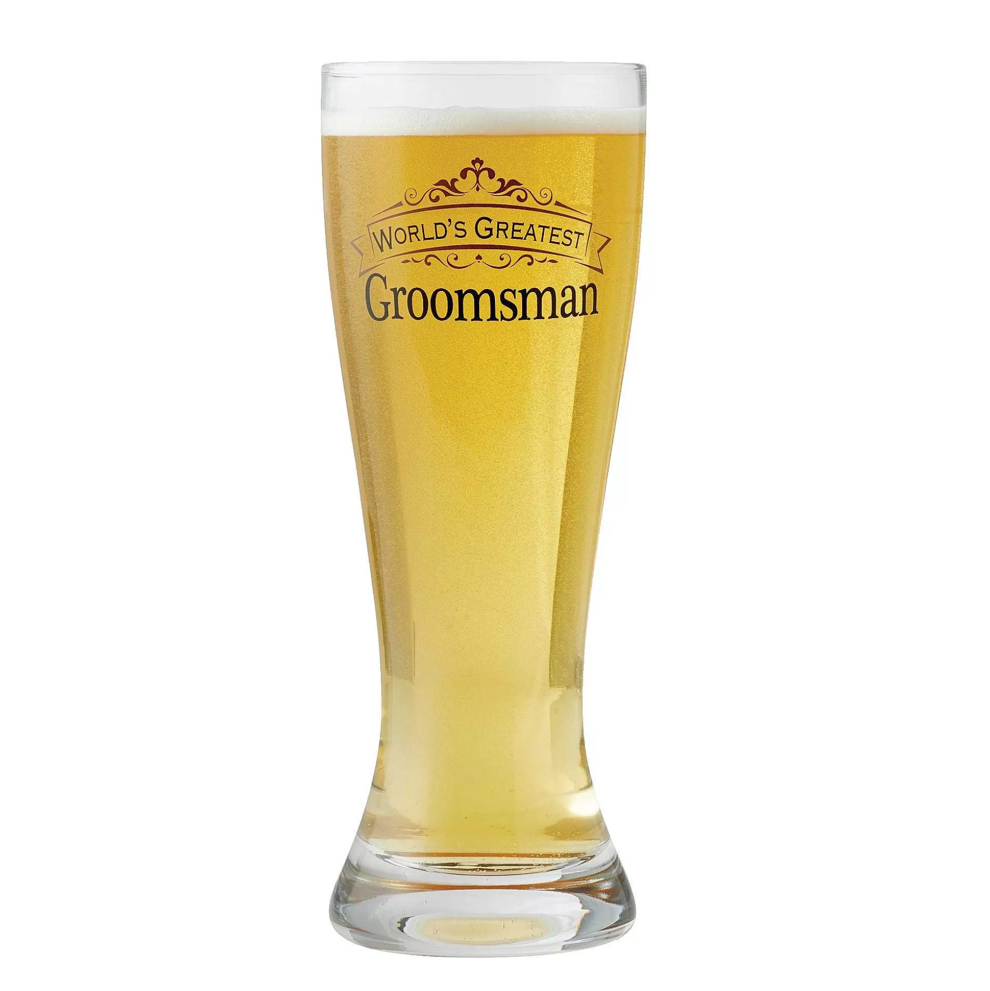 Cheap Enesco Gift Groomsman Beer Glass