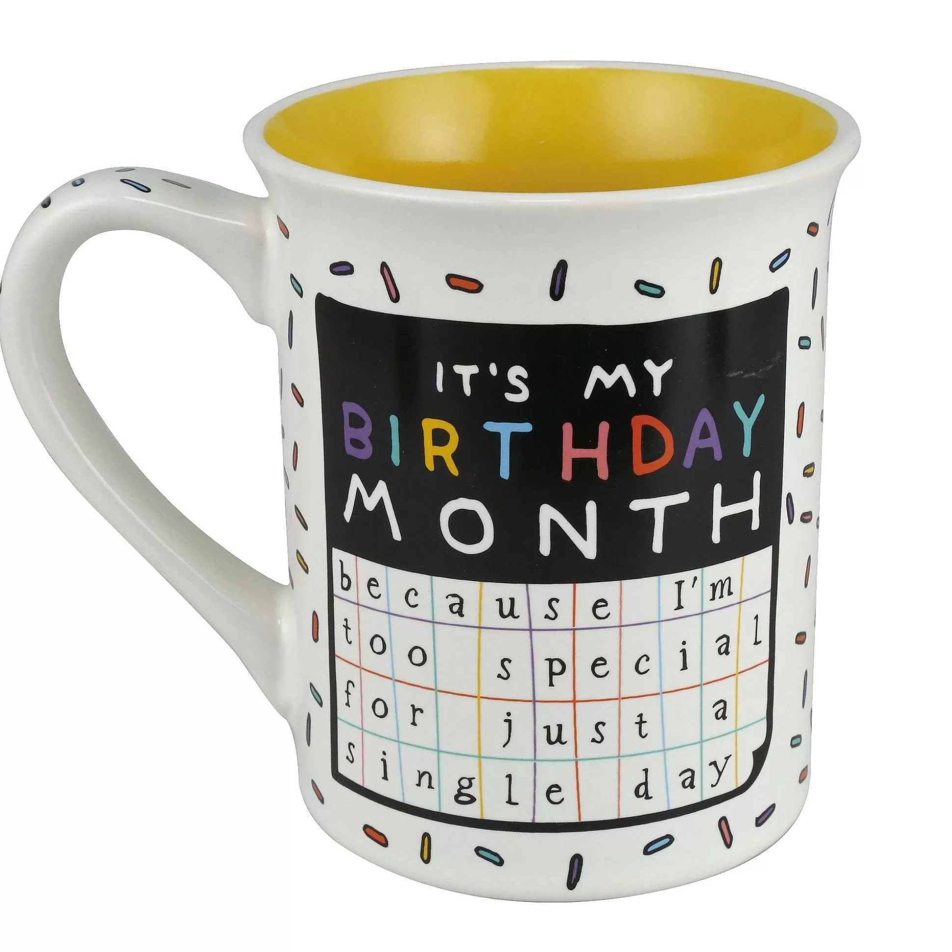 Discount Enesco Gift Happy Birthday Month Mug 16 Oz