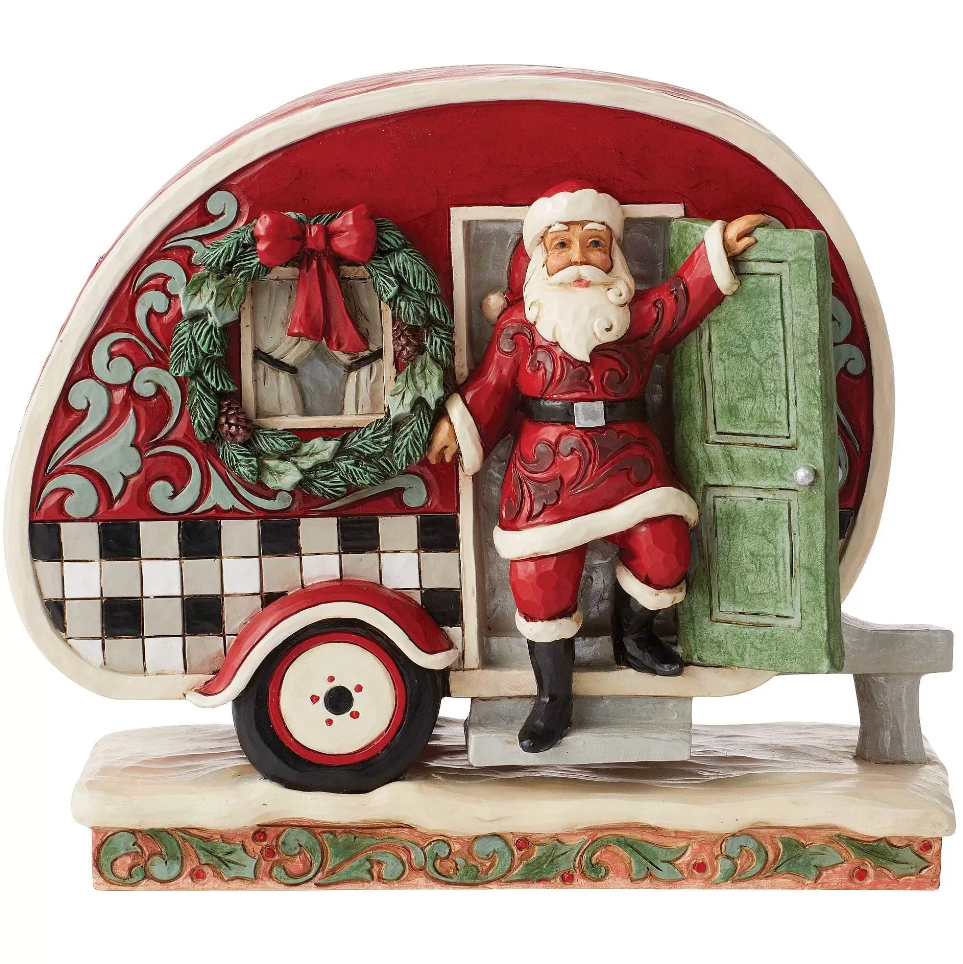 Fashion Enesco Gift Highland Glen Santa Camper