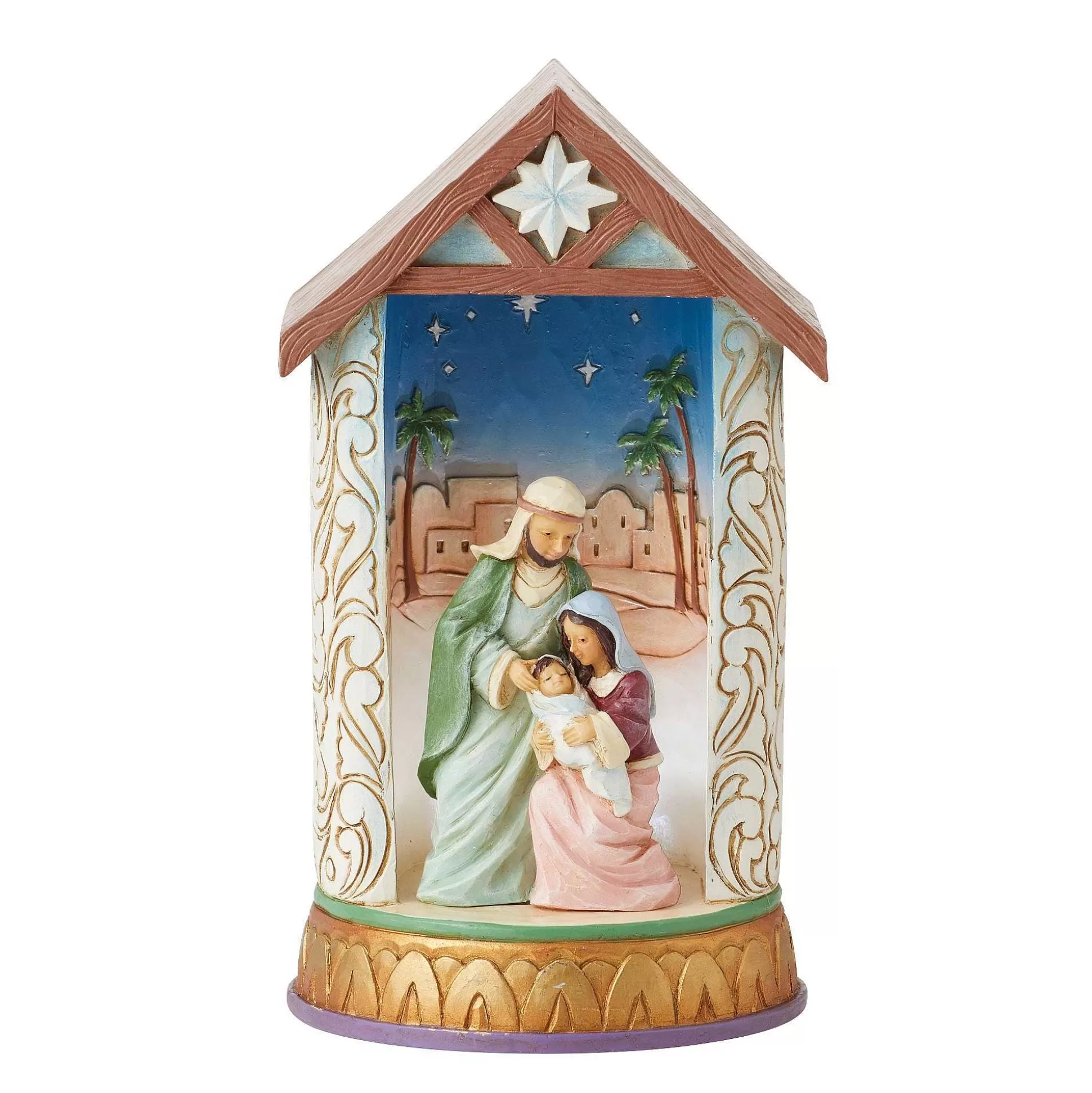 Cheap Enesco Gift Holy Family Lighted Diorama