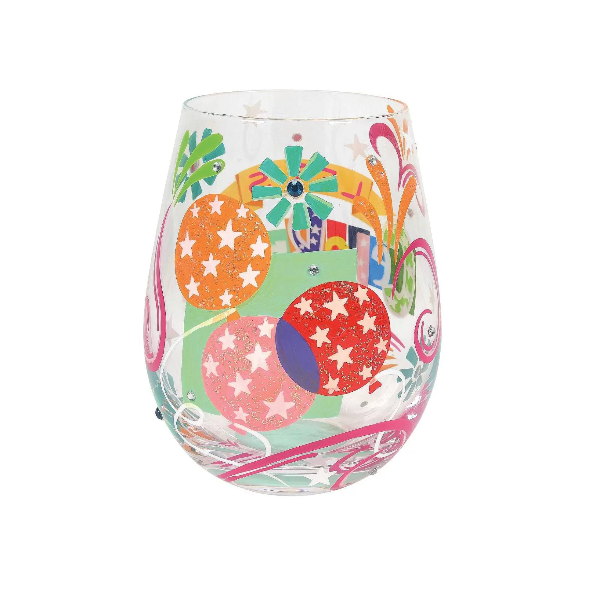 Cheap Enesco Gift Let's Celebrate Stemless Wine