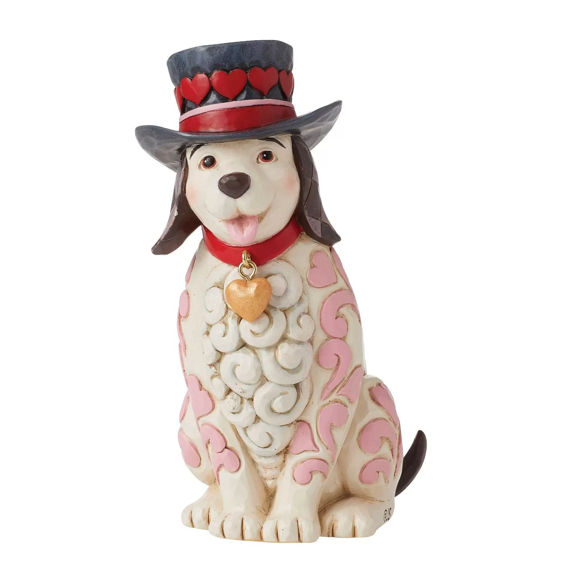 Discount Enesco Gift Love Themed Dog With Top Hat