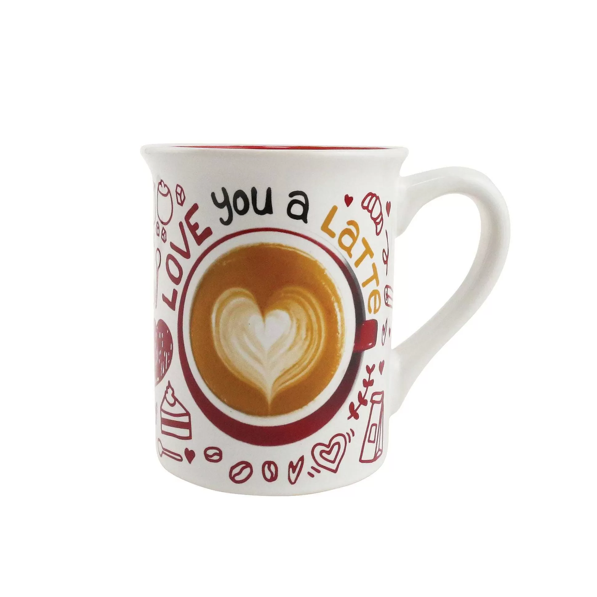 Outlet Enesco Gift Love You Latte Mug 16 Oz