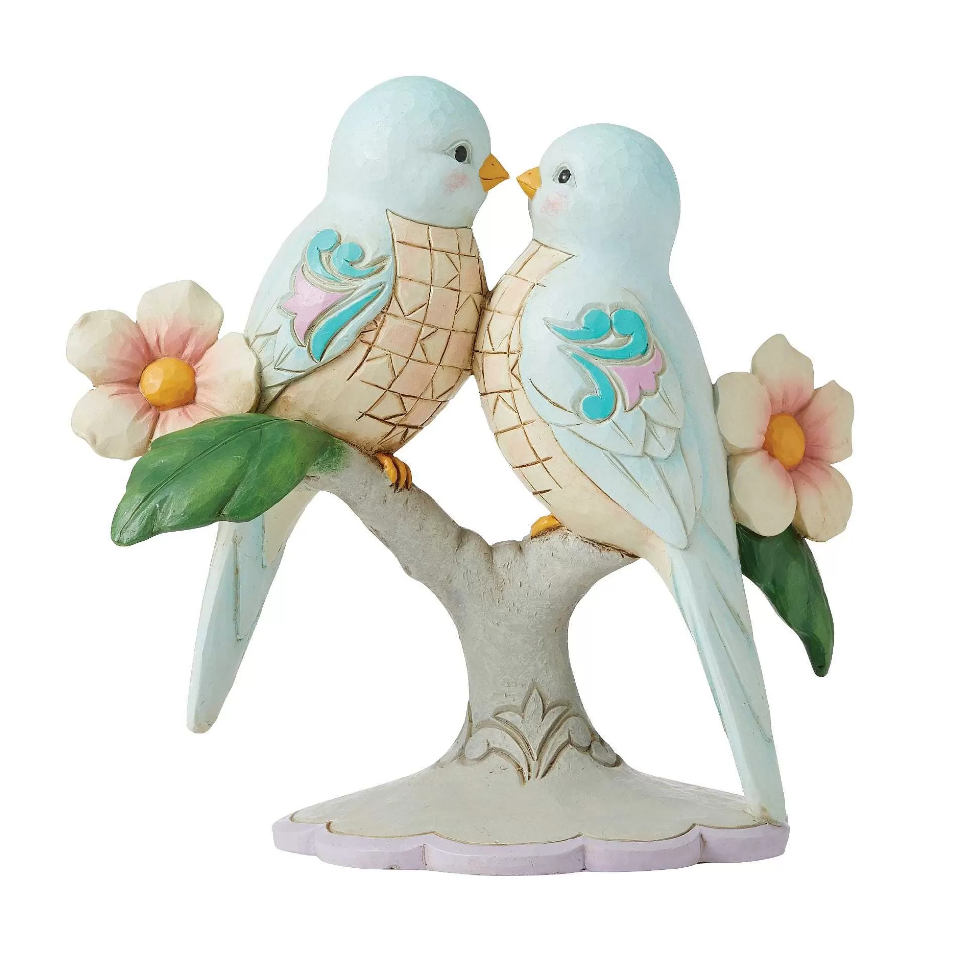 Shop Enesco Gift Lovebirds On Floral Branches