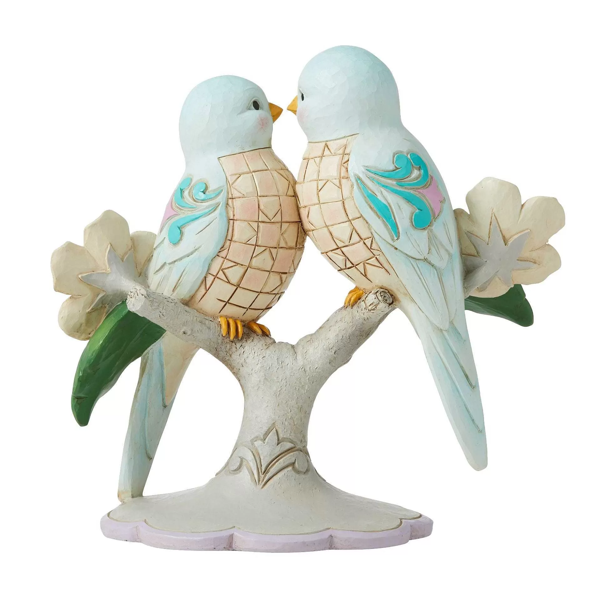 Shop Enesco Gift Lovebirds On Floral Branches