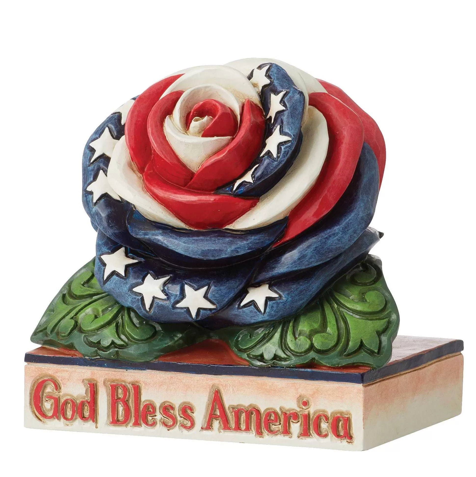 Outlet Enesco Gift Mini Patriotic Rose