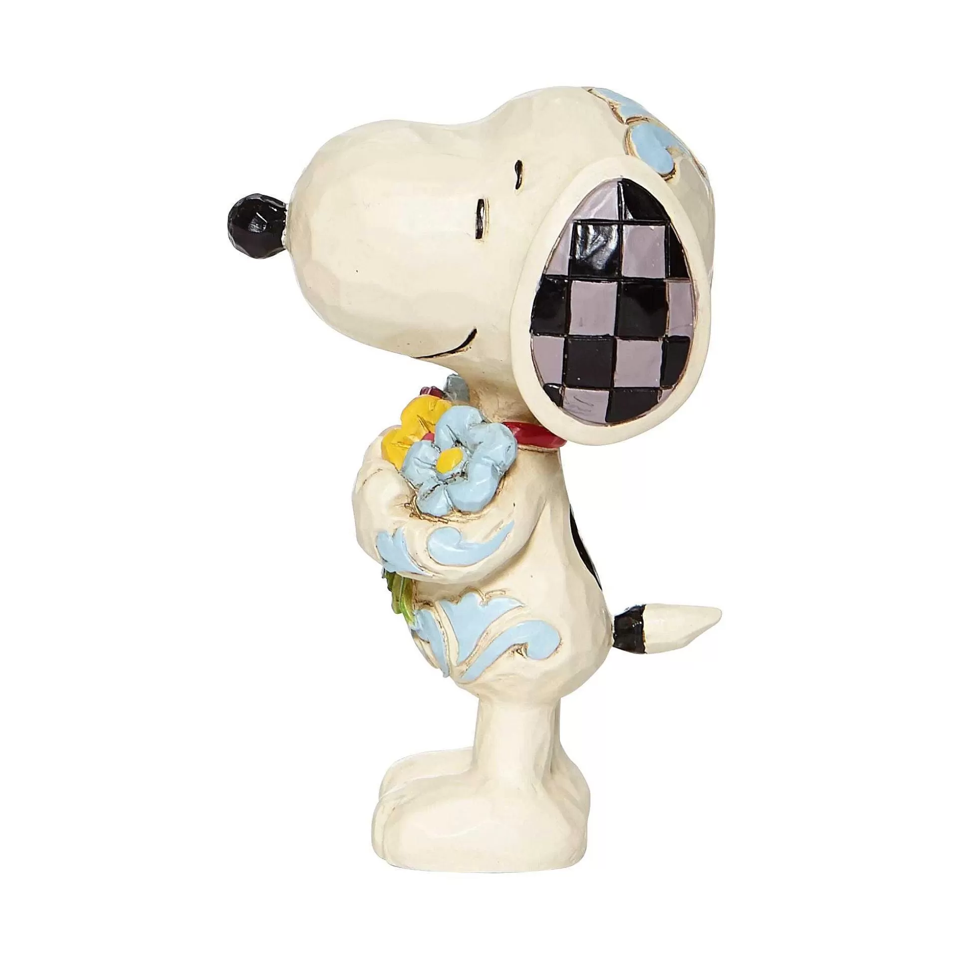 Outlet Enesco Gift Mini Snoopy With Flowers