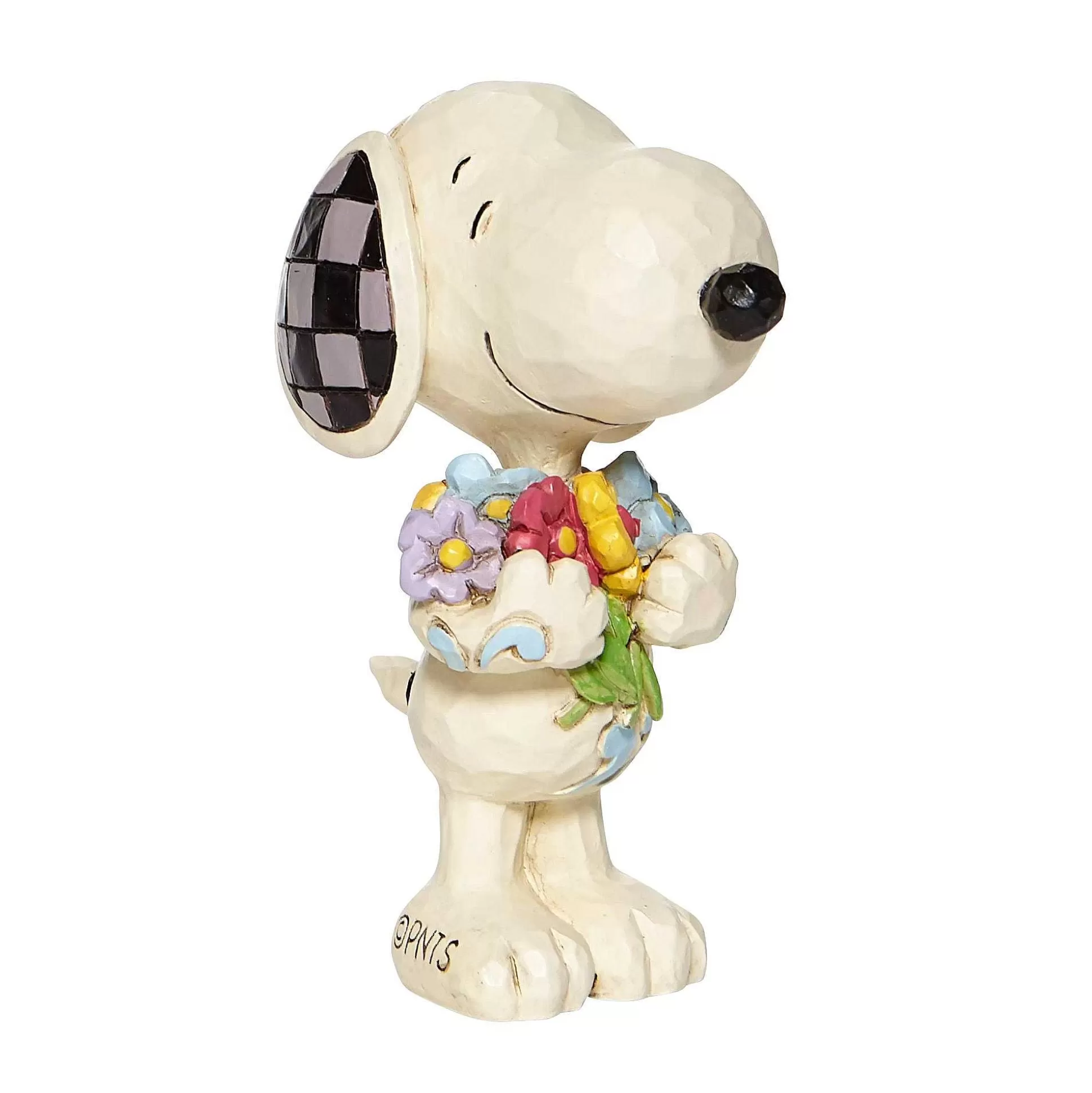 Outlet Enesco Gift Mini Snoopy With Flowers