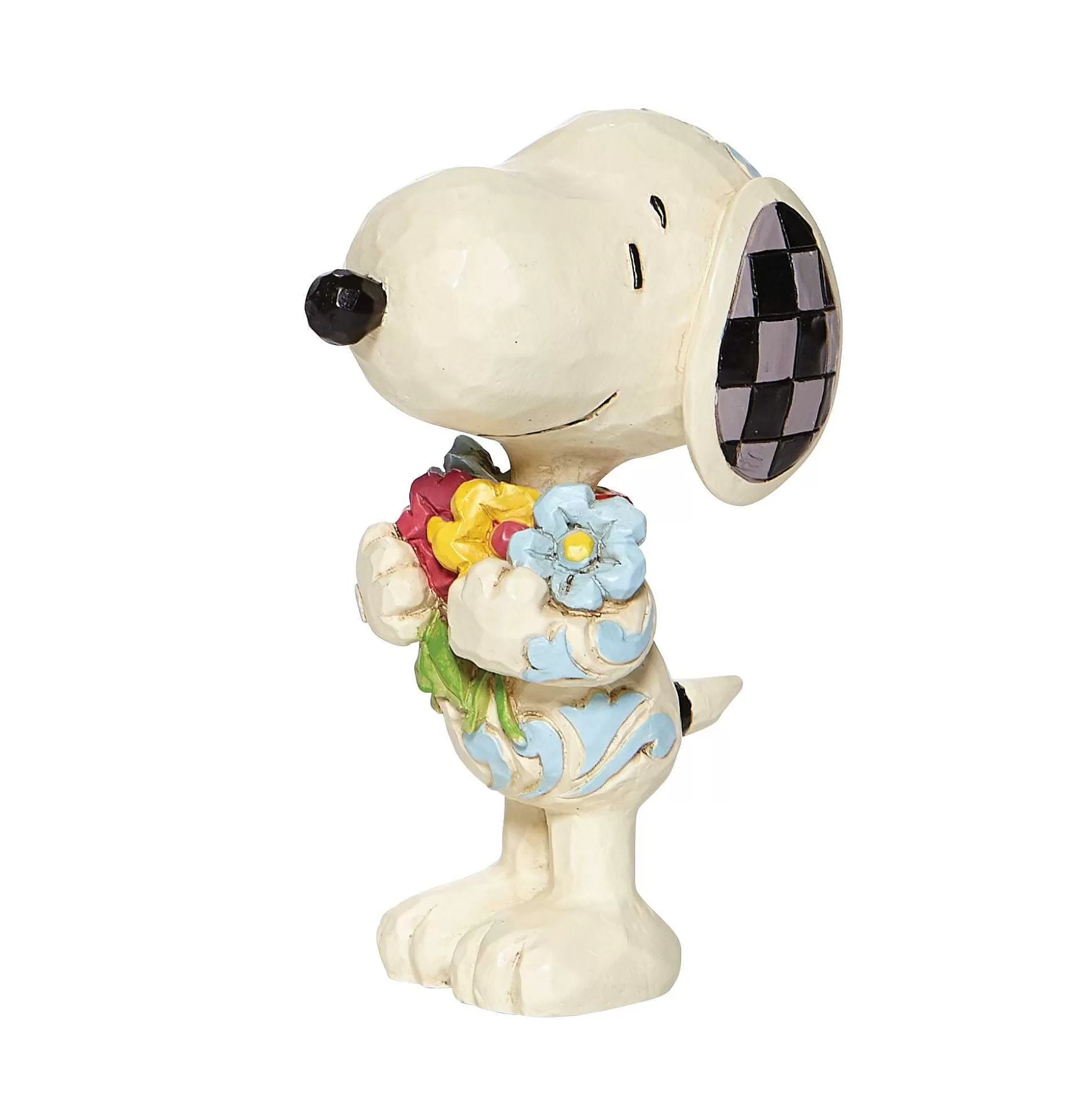 Hot Enesco Gift Mini Snoopy With Flowers