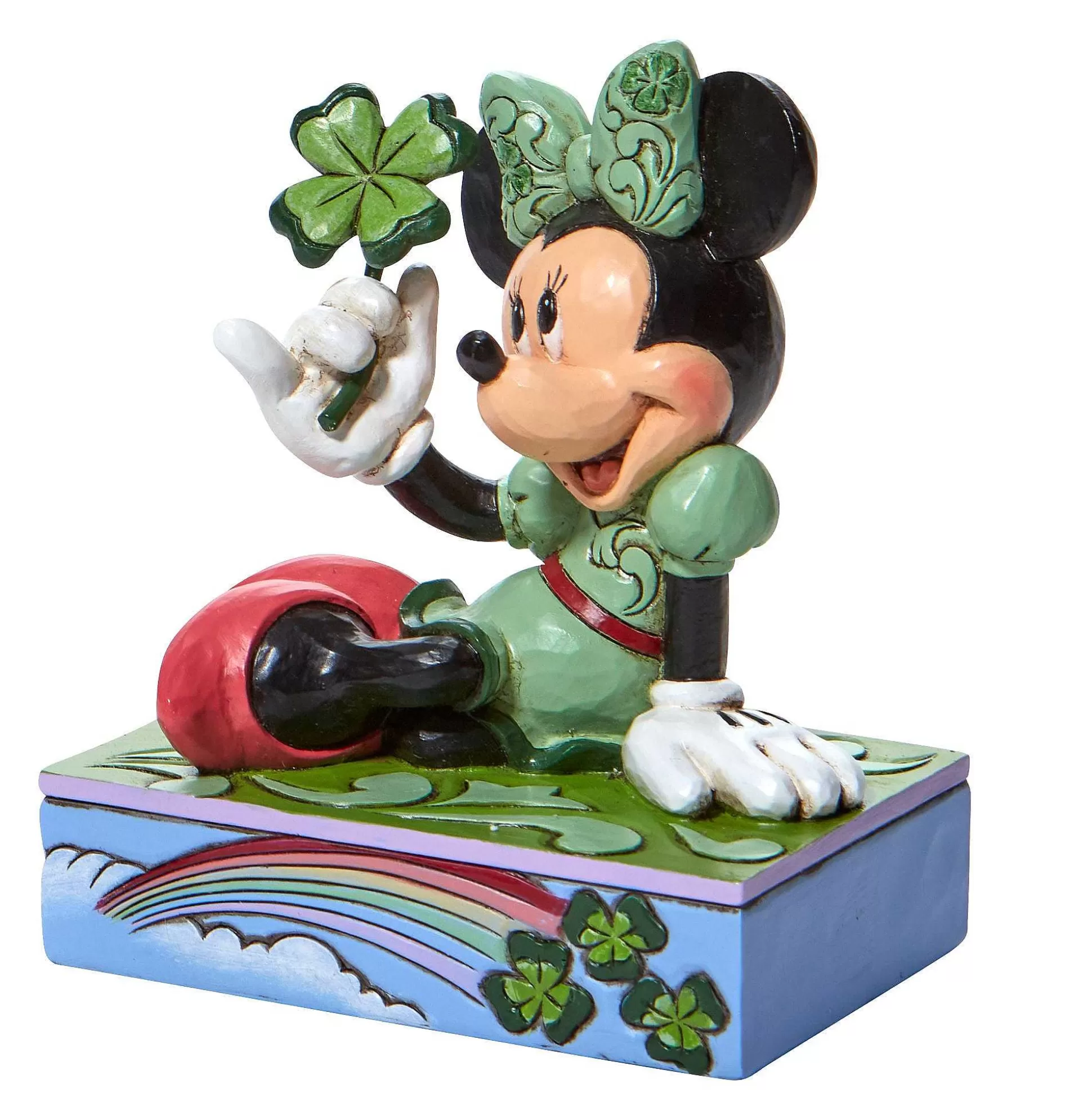 New Enesco Gift Minnie Shamrock Personality