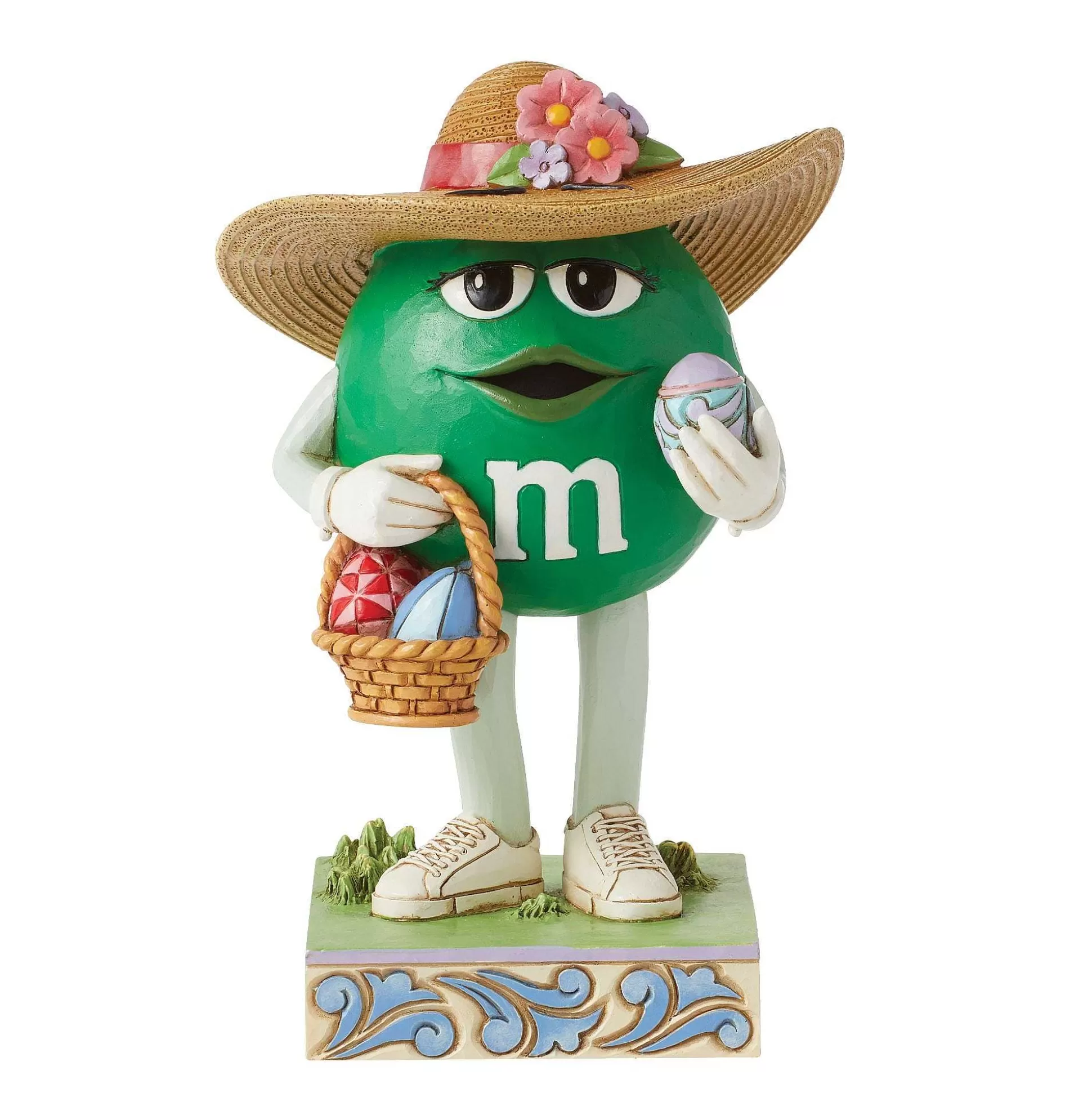 Outlet Enesco Gift M&M's Green Character W/Basket