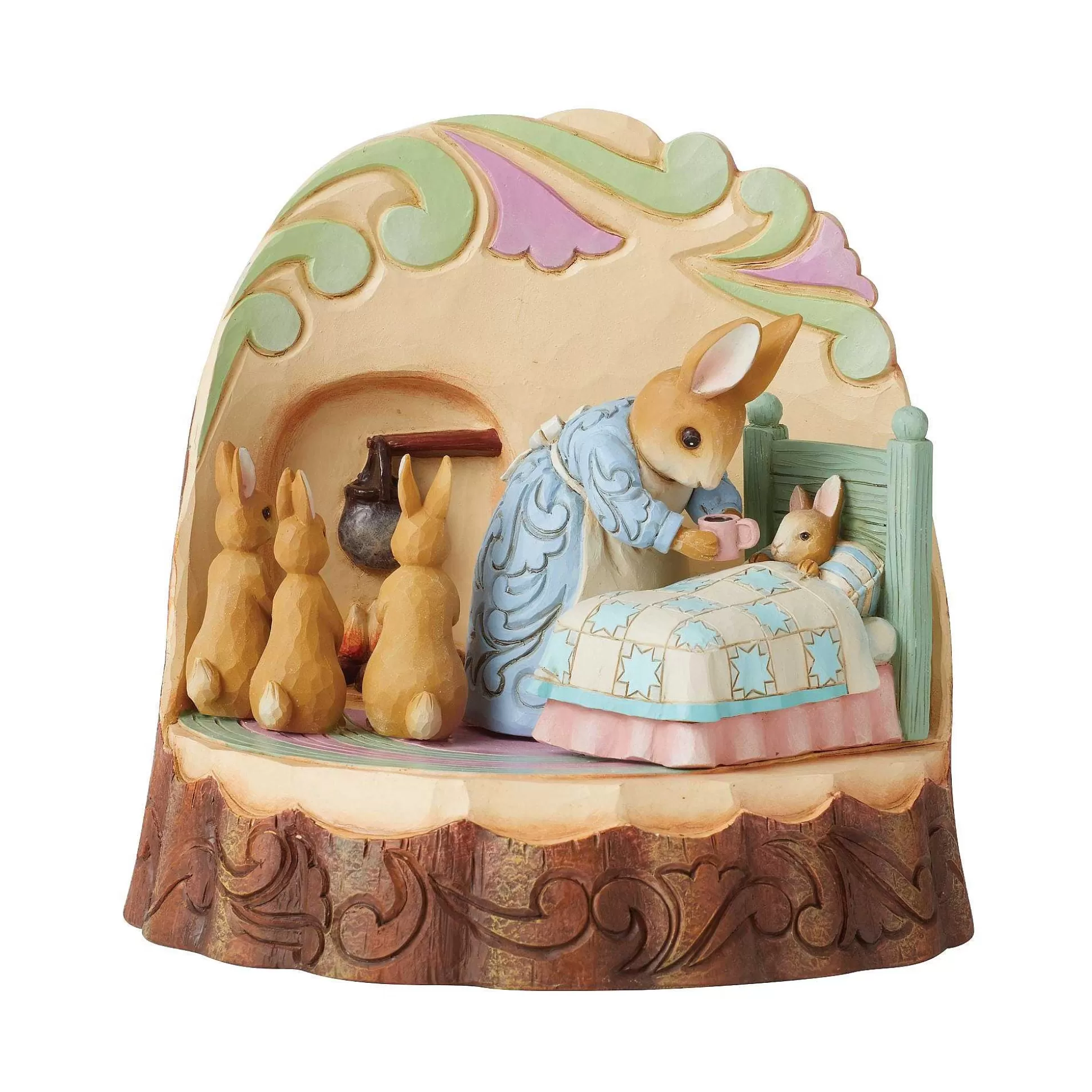 Clearance Enesco Gift Mrs. Rabbit W/Bunnies