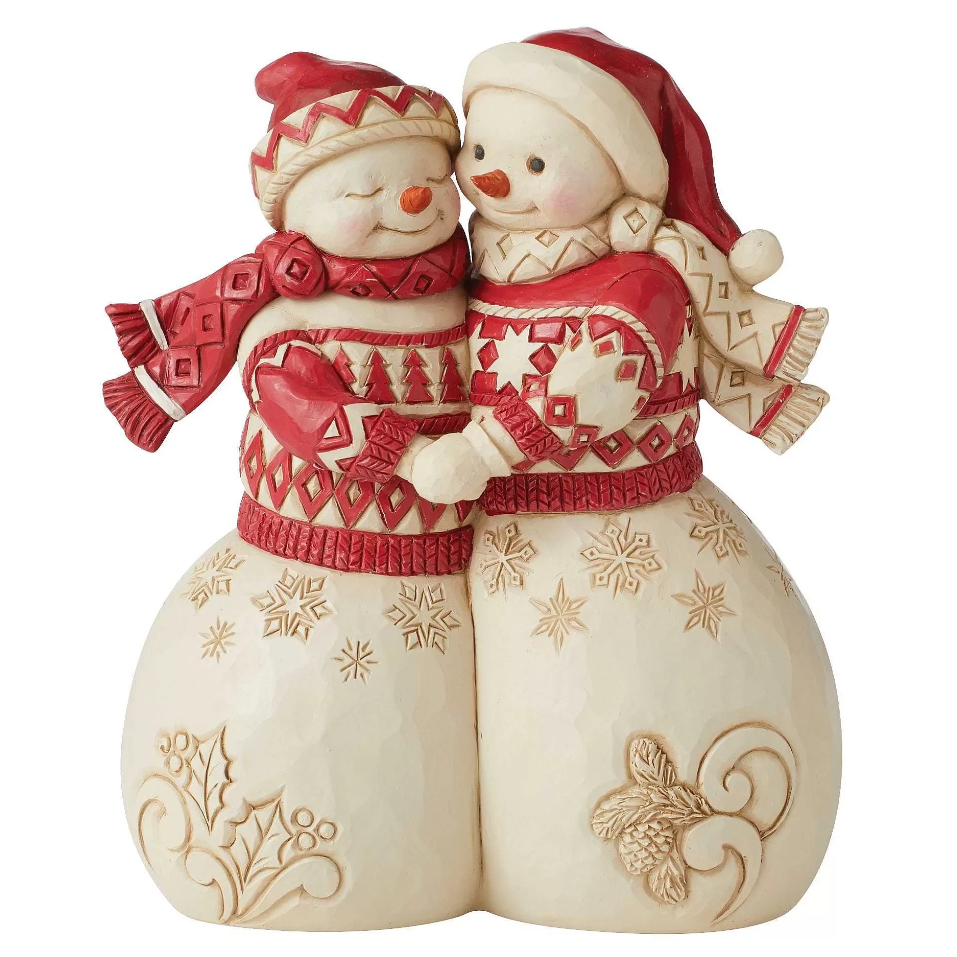 Sale Enesco Gift Nordic Noel Snowman Couple