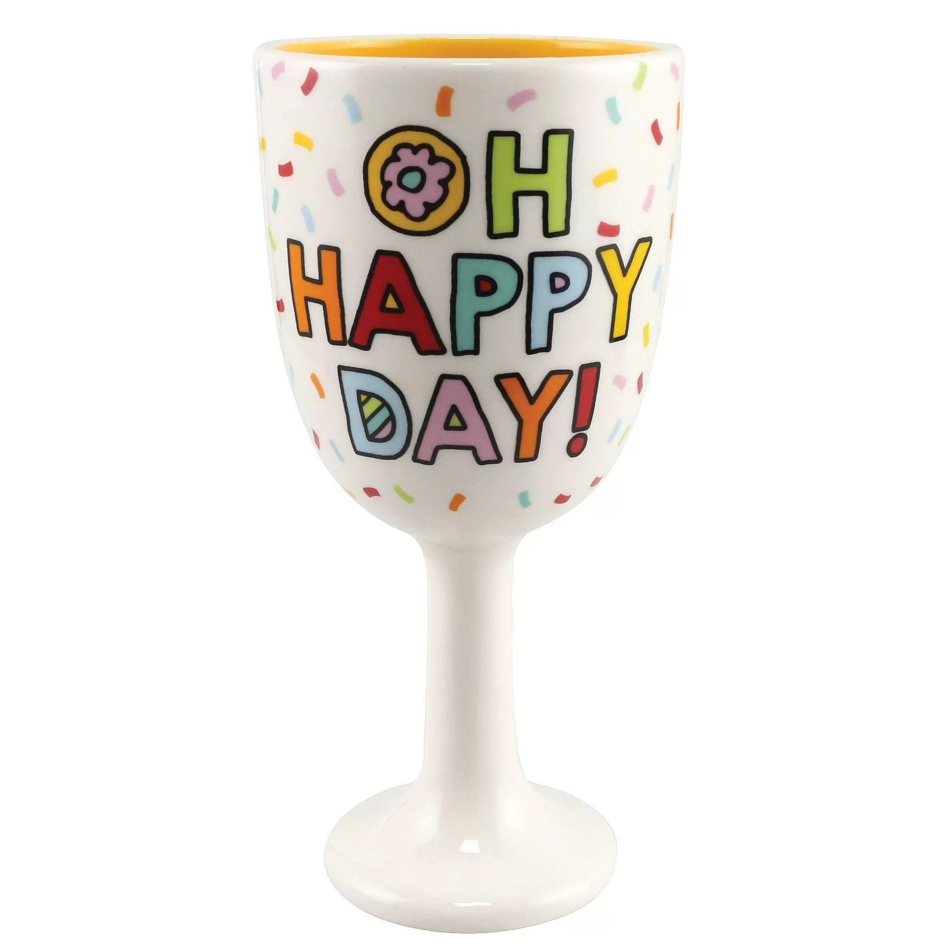 Cheap Enesco Gift Oh Happy Day Ceramic Goblet