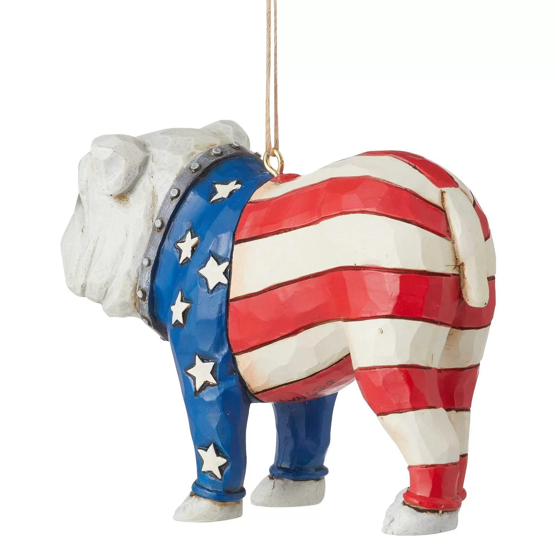 Best Enesco Gift Patriotic Bulldog Ornament