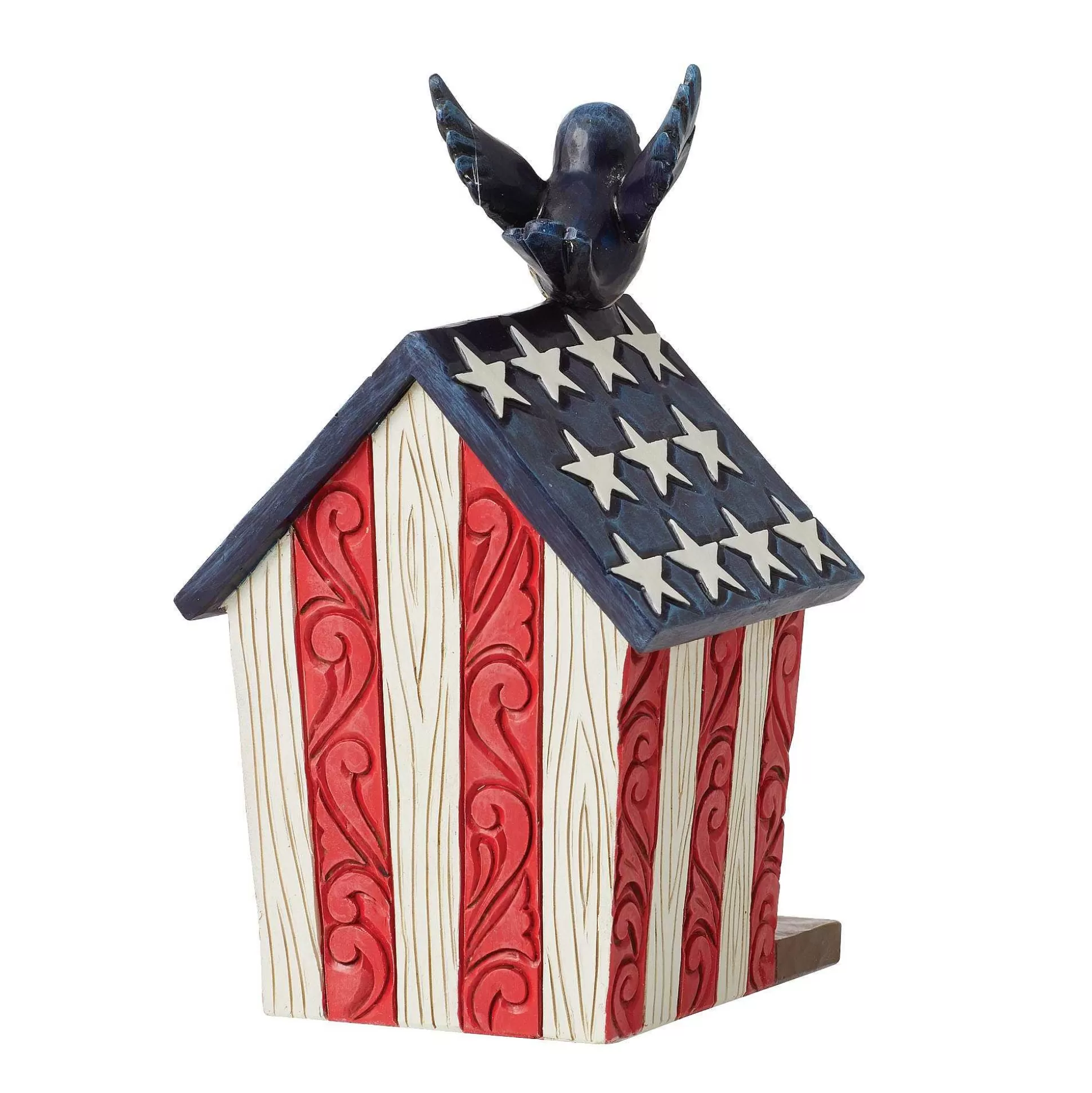 Online Enesco Gift Patriotic Decorative Birdhouse